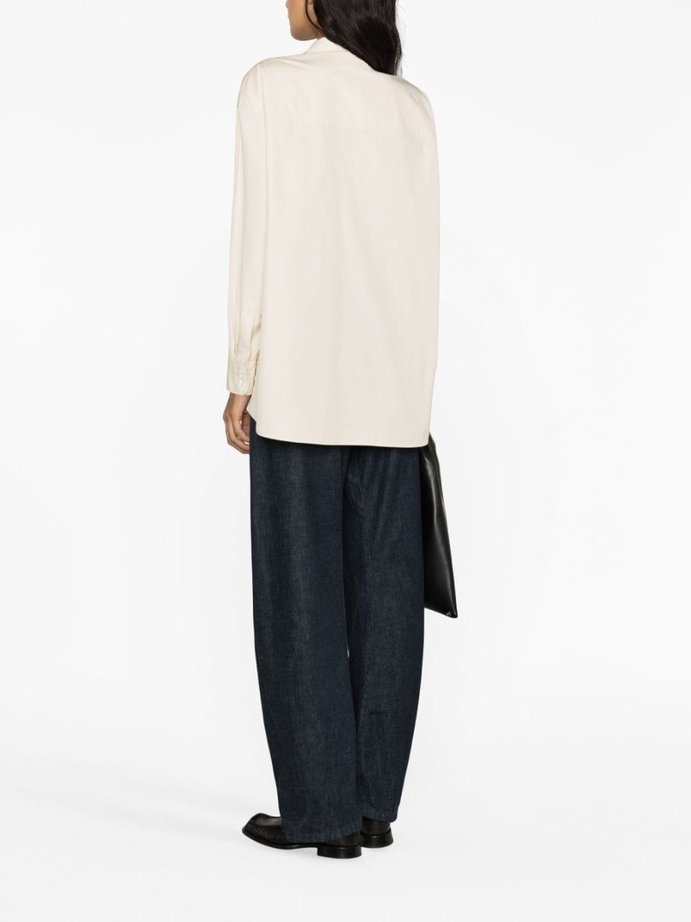 layered cotton shirt - 4