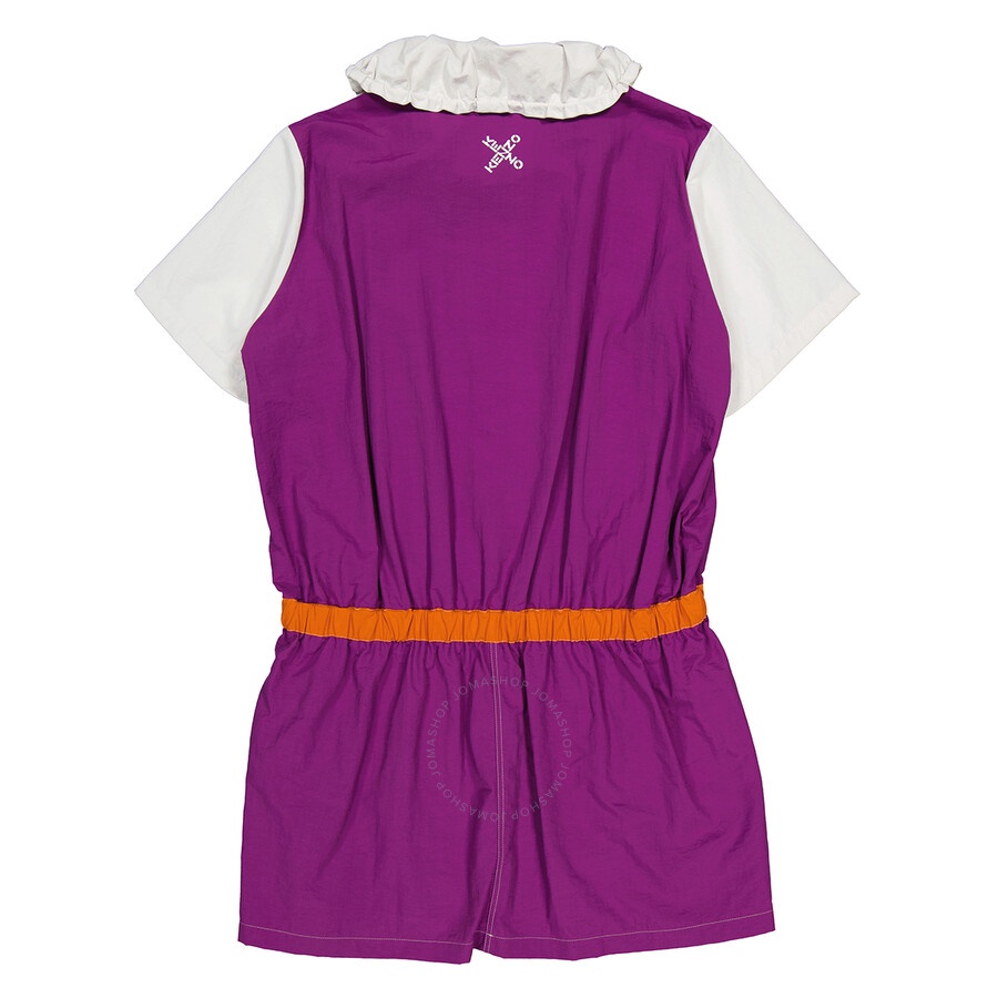 Kenzo Ladies Colorblock Sport Hooded Nylon Dress - 2
