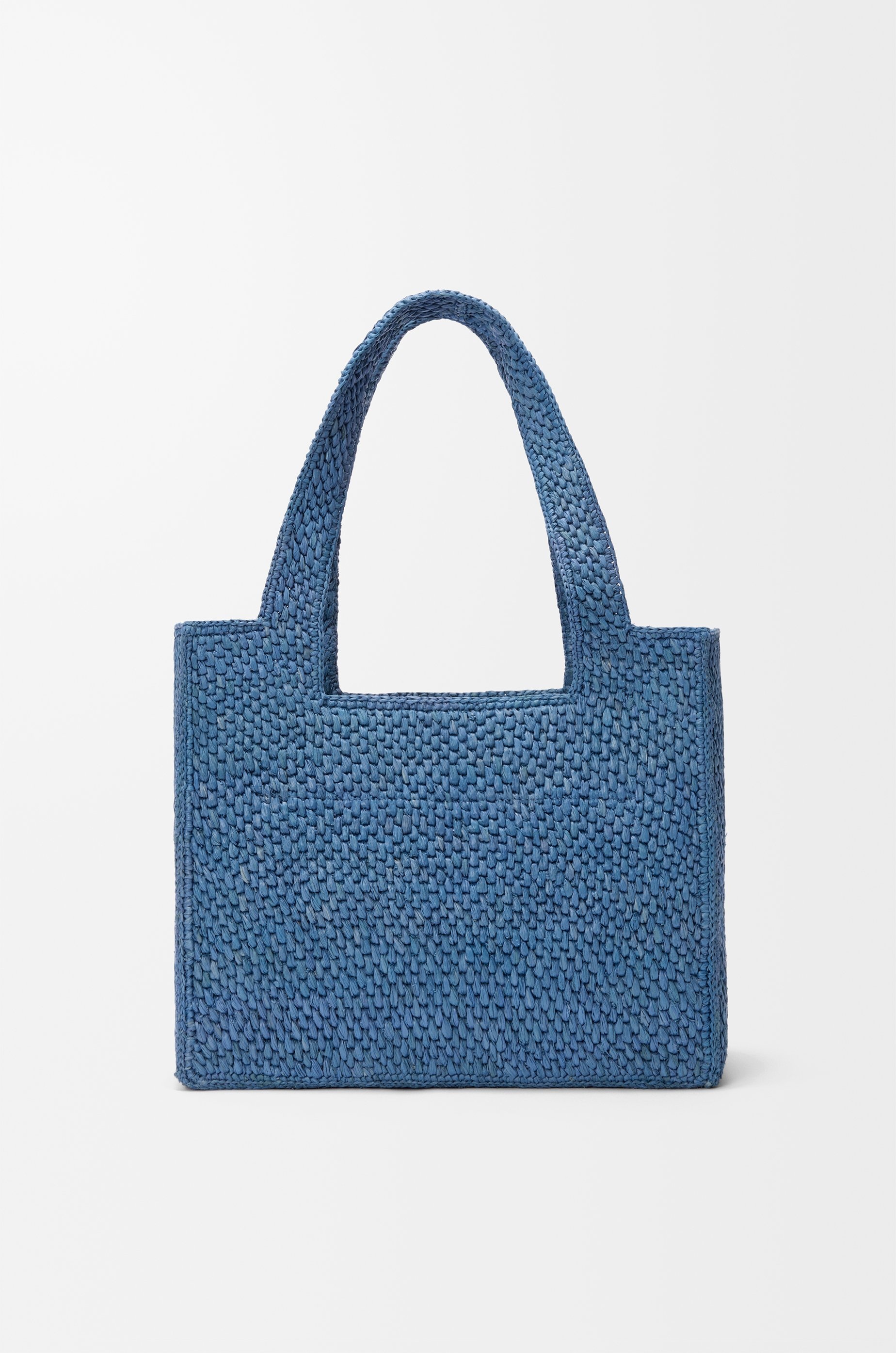 Medium LOEWE Font tote in raffia - 6
