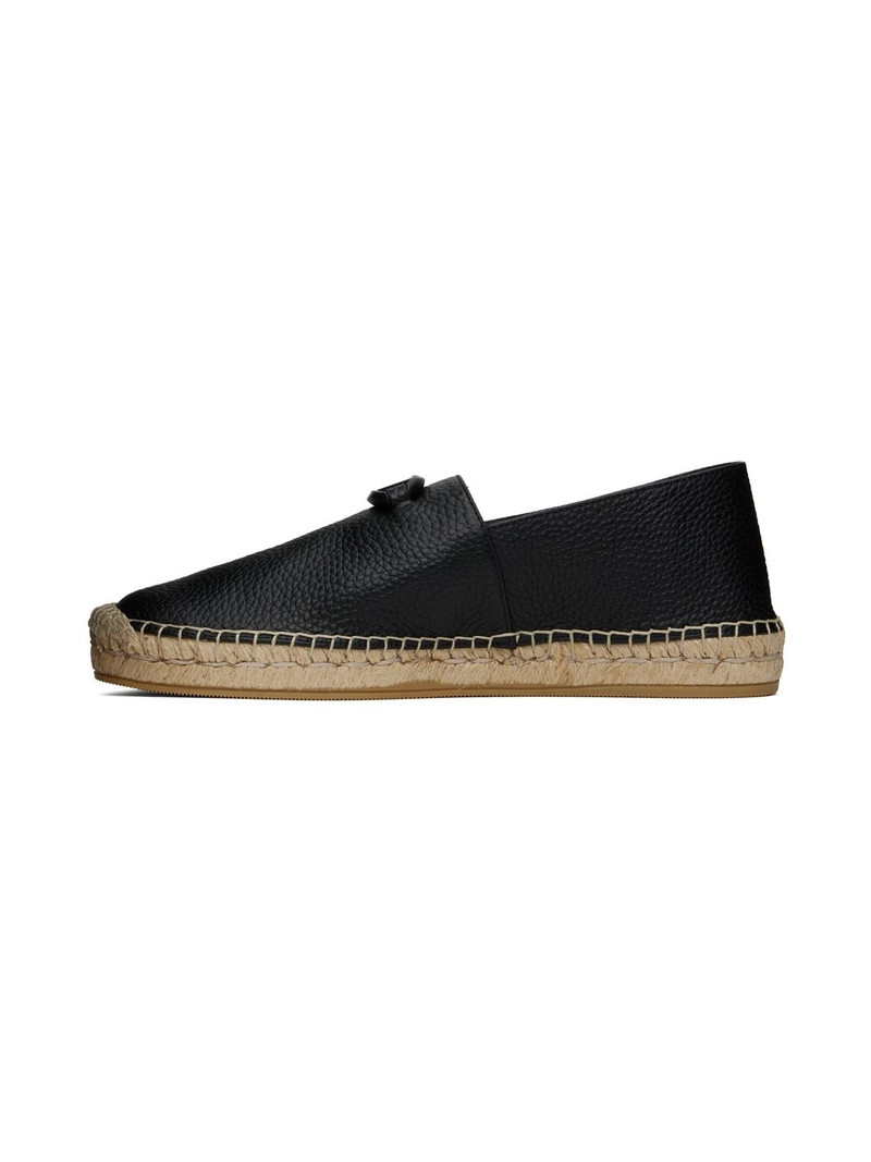 Valentino Black VLogo Espadrilles outlook