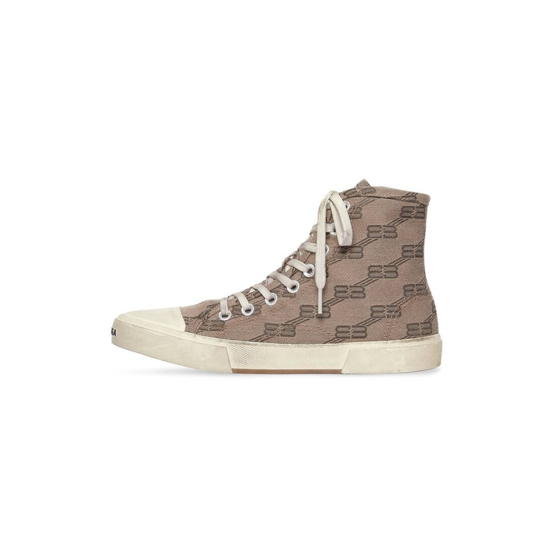 BALENCIAGA paris high top sneaker bb monogram outlook