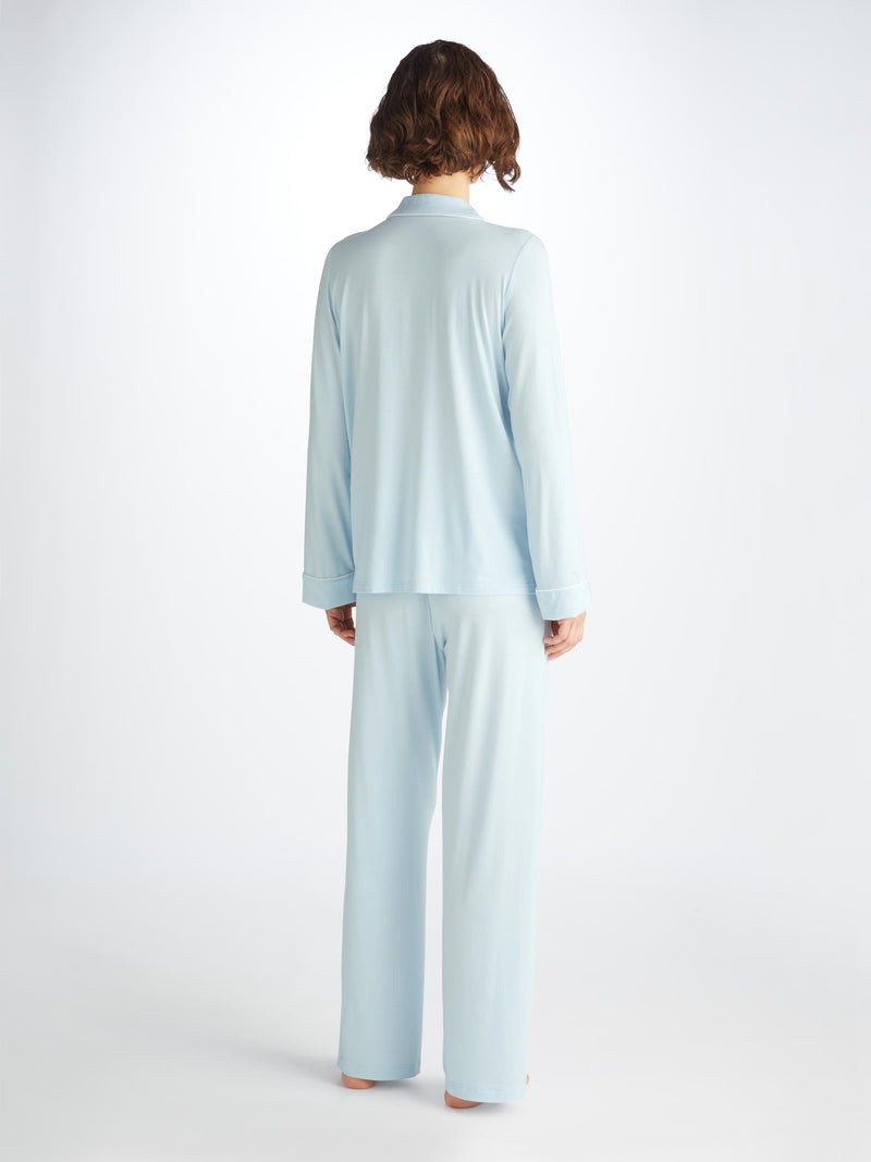 Women's Pyjamas Lara Micro Modal Stretch Ice Blue 4