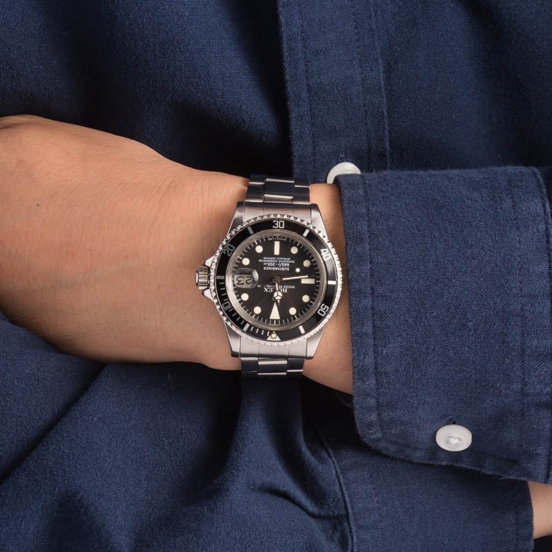 Vintage 1978 Rolex Submariner 1680 Feet First Dial - 9