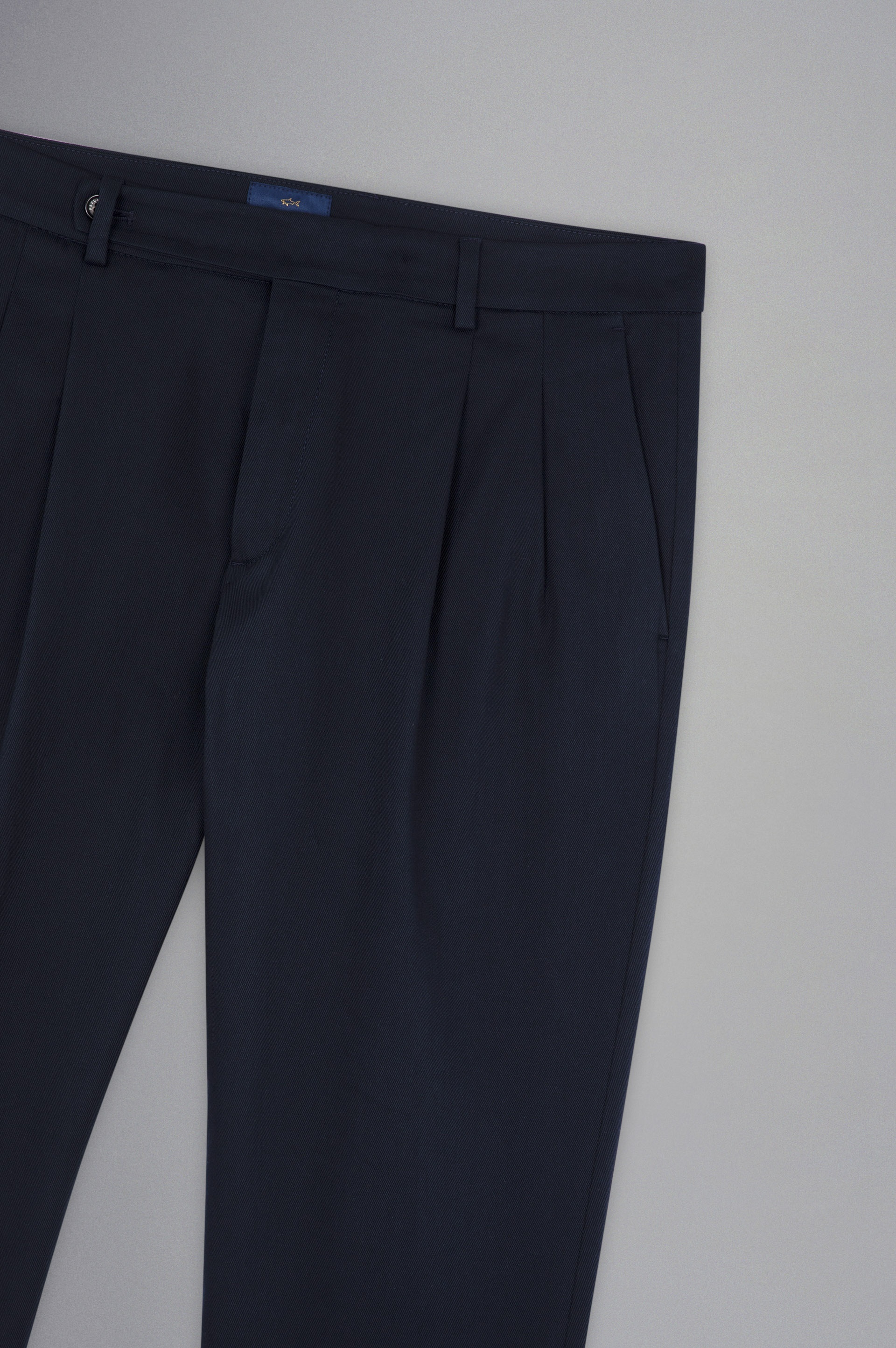 COTTON STRETCH CHINO TROUSERS - 5