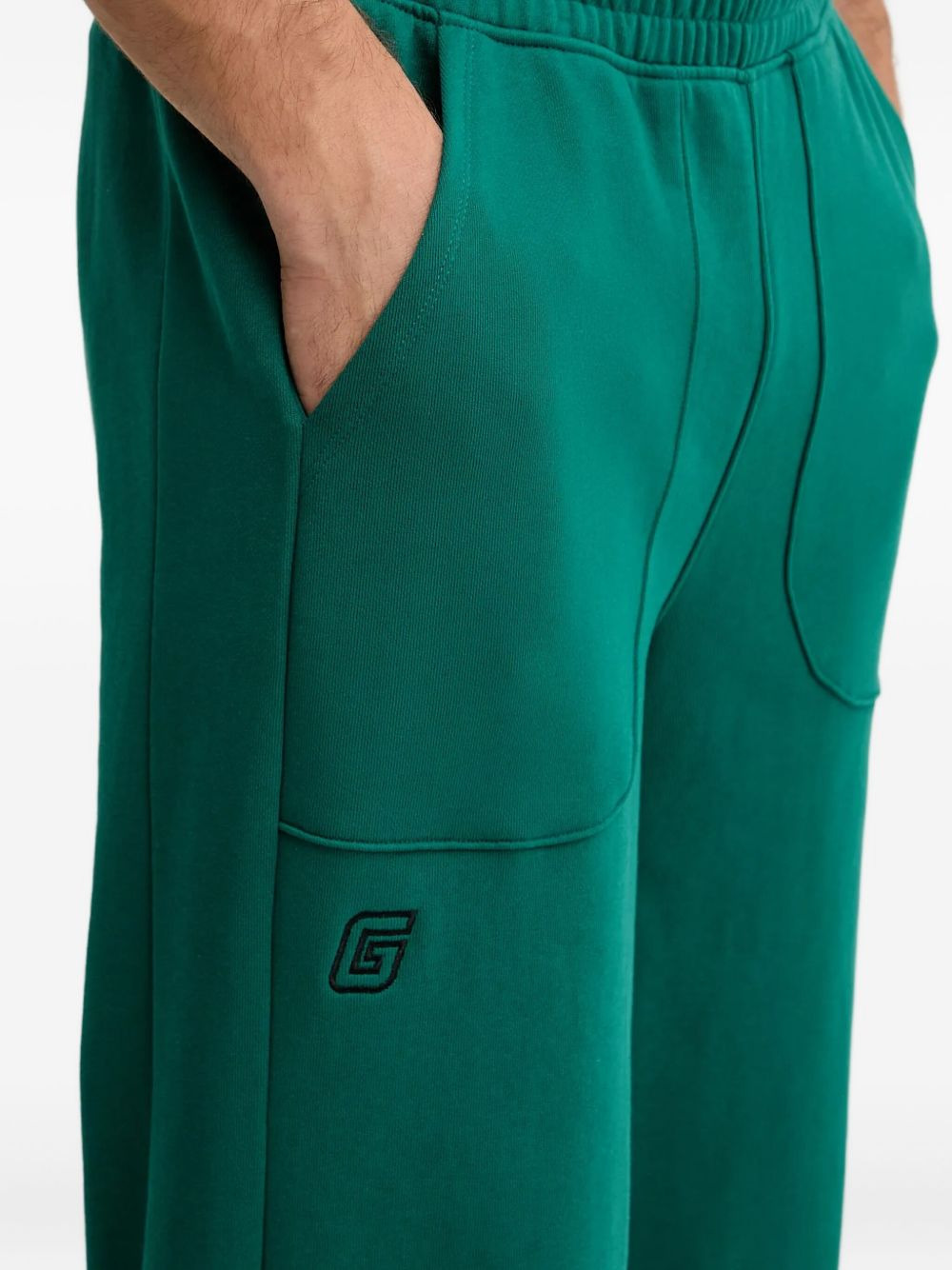 logo-detail panelled trousers - 5