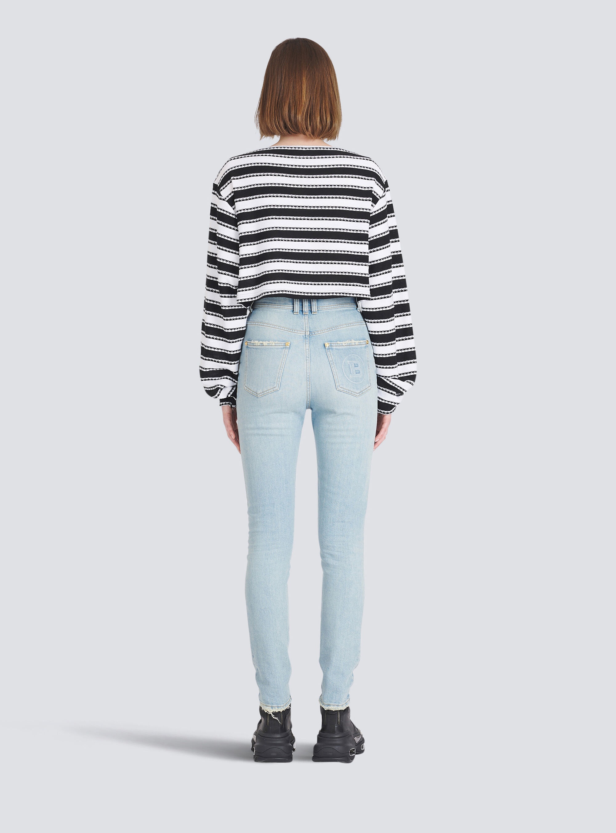 Skinny cut eco-designed jeans - 4