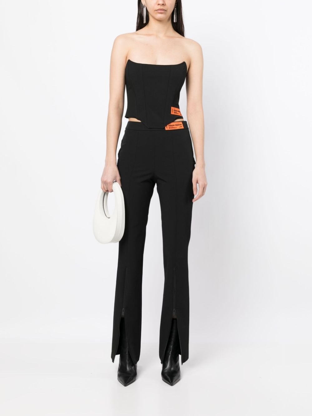 zipped-ankle tailored trousers - 2