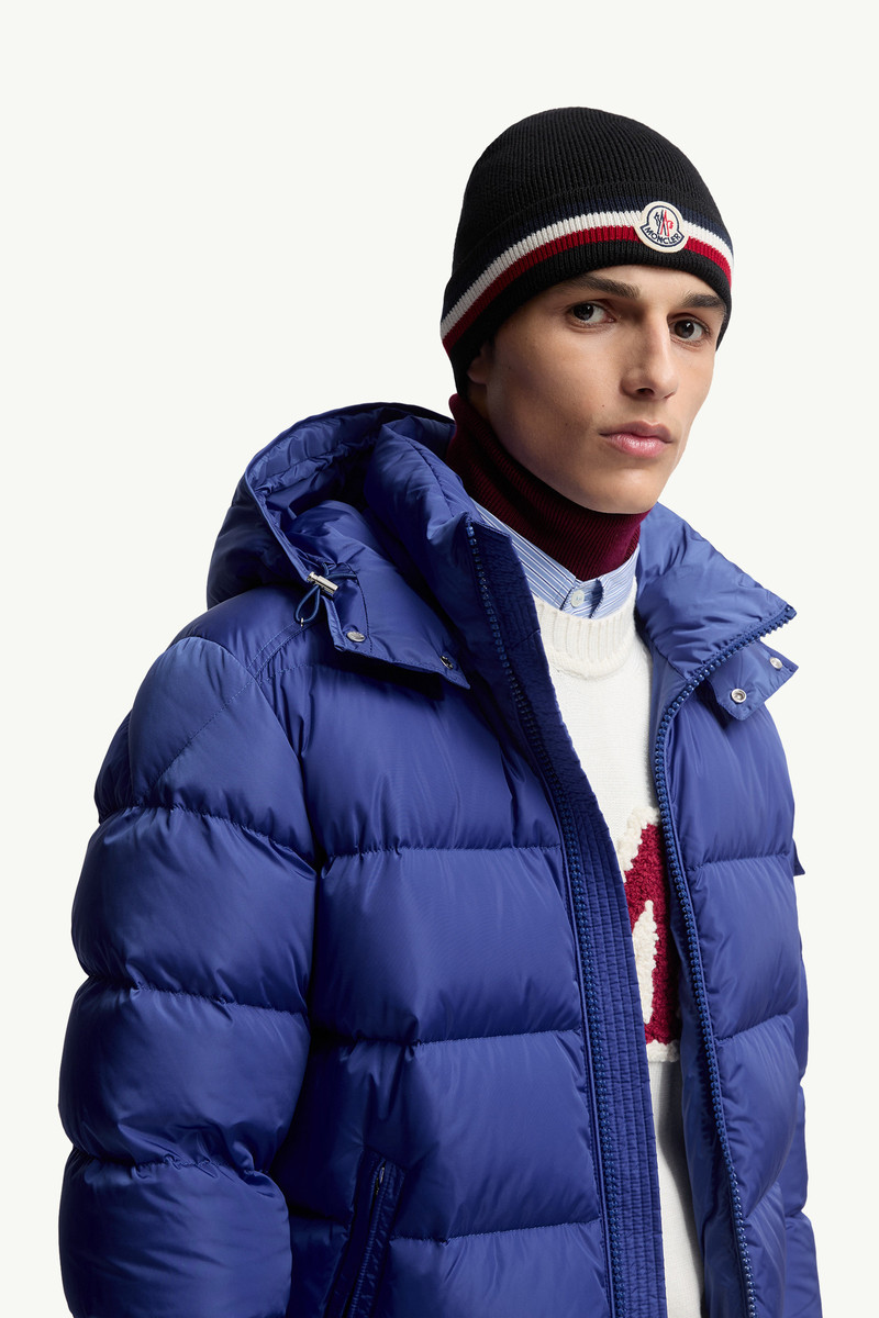 Moncler Tricolor Wool Beanie outlook