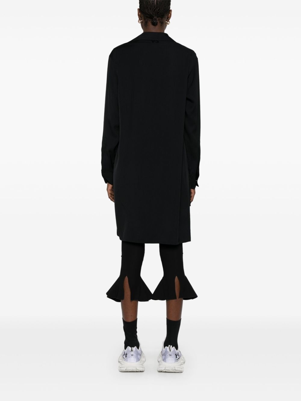 pointed-flat-collar shirt - 4