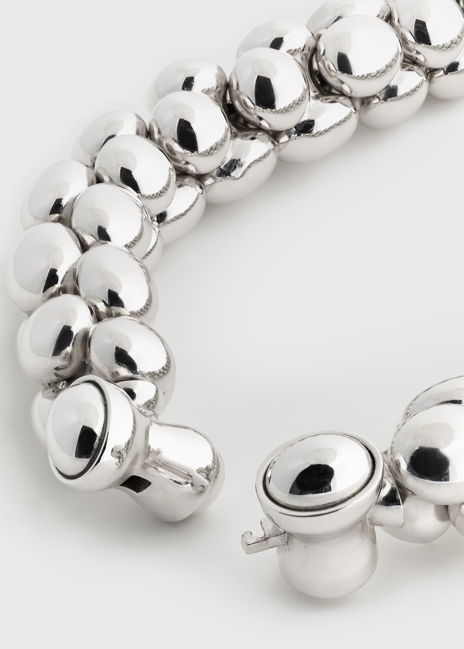 Pebble collar silver - 4
