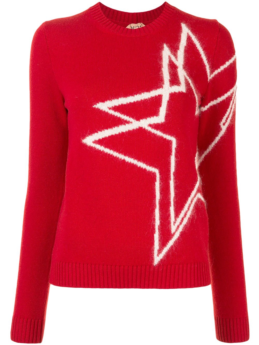 intarsia-pattern jumper - 1