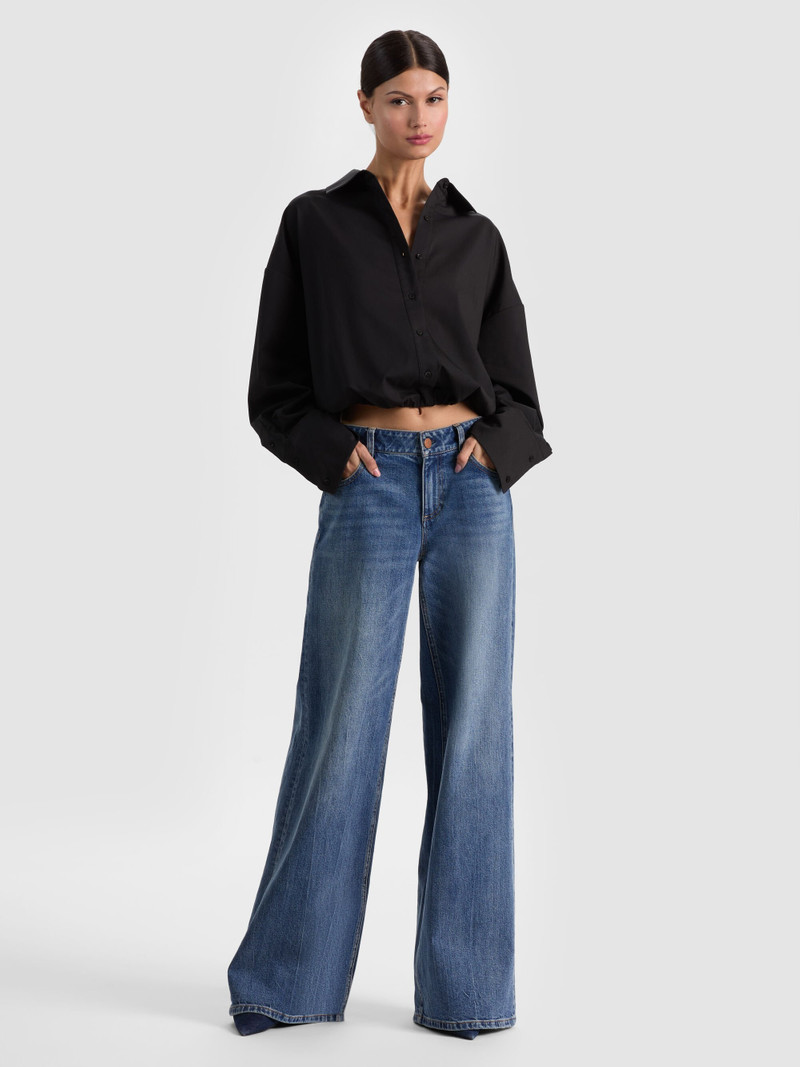 TOBIE CINCHED BUTTON DOWN 3