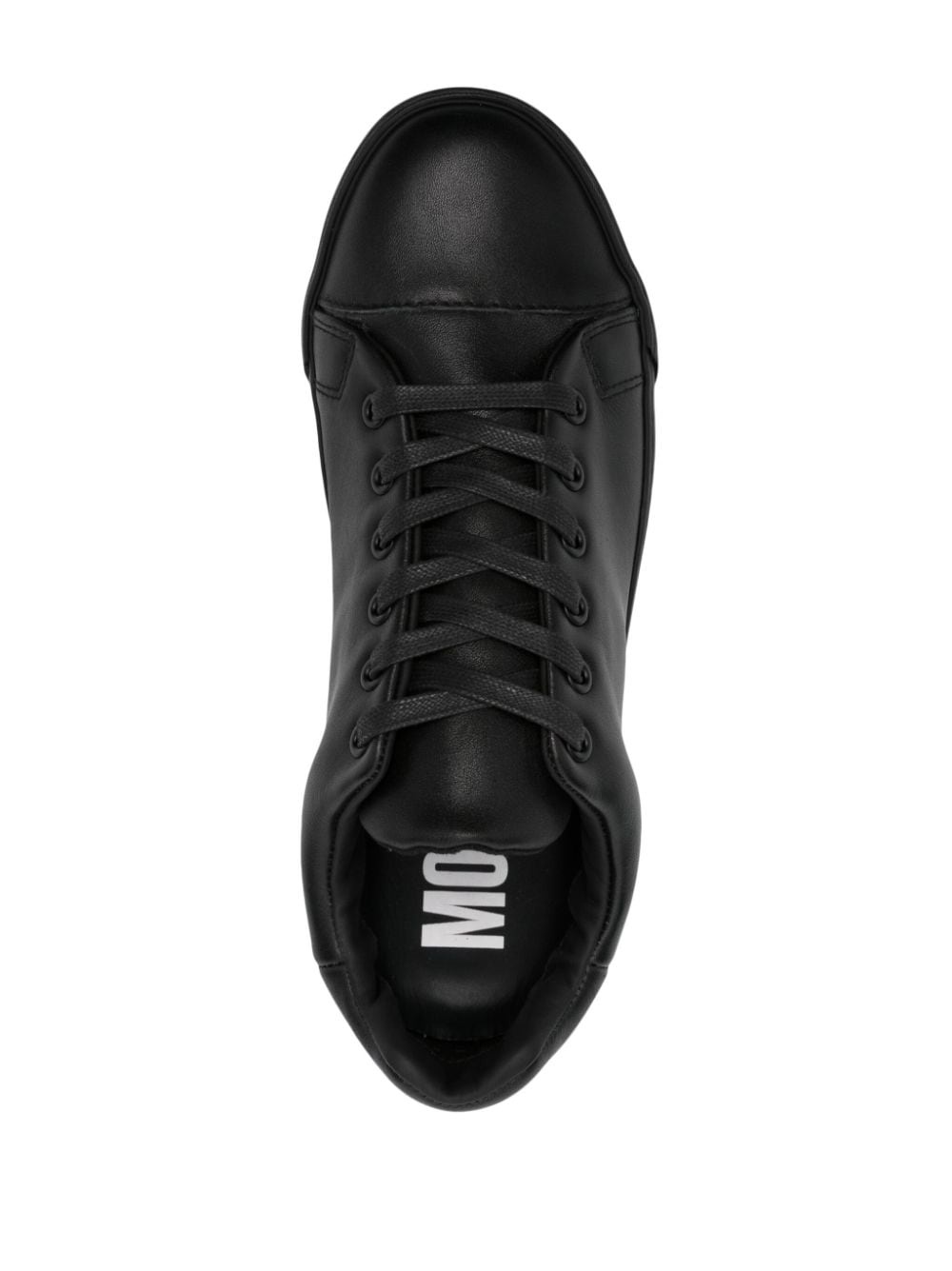 Maxilogo leather sneakers - 4