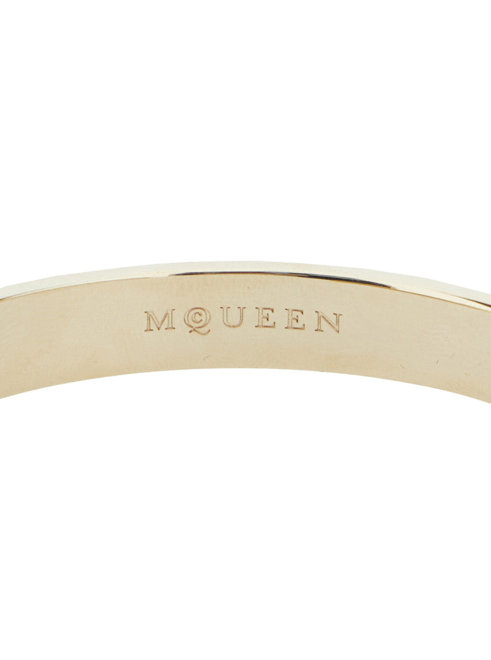 Alexander Mcqueen Women Black Bracelet With Skull Embellishment In Brass Woman - 3