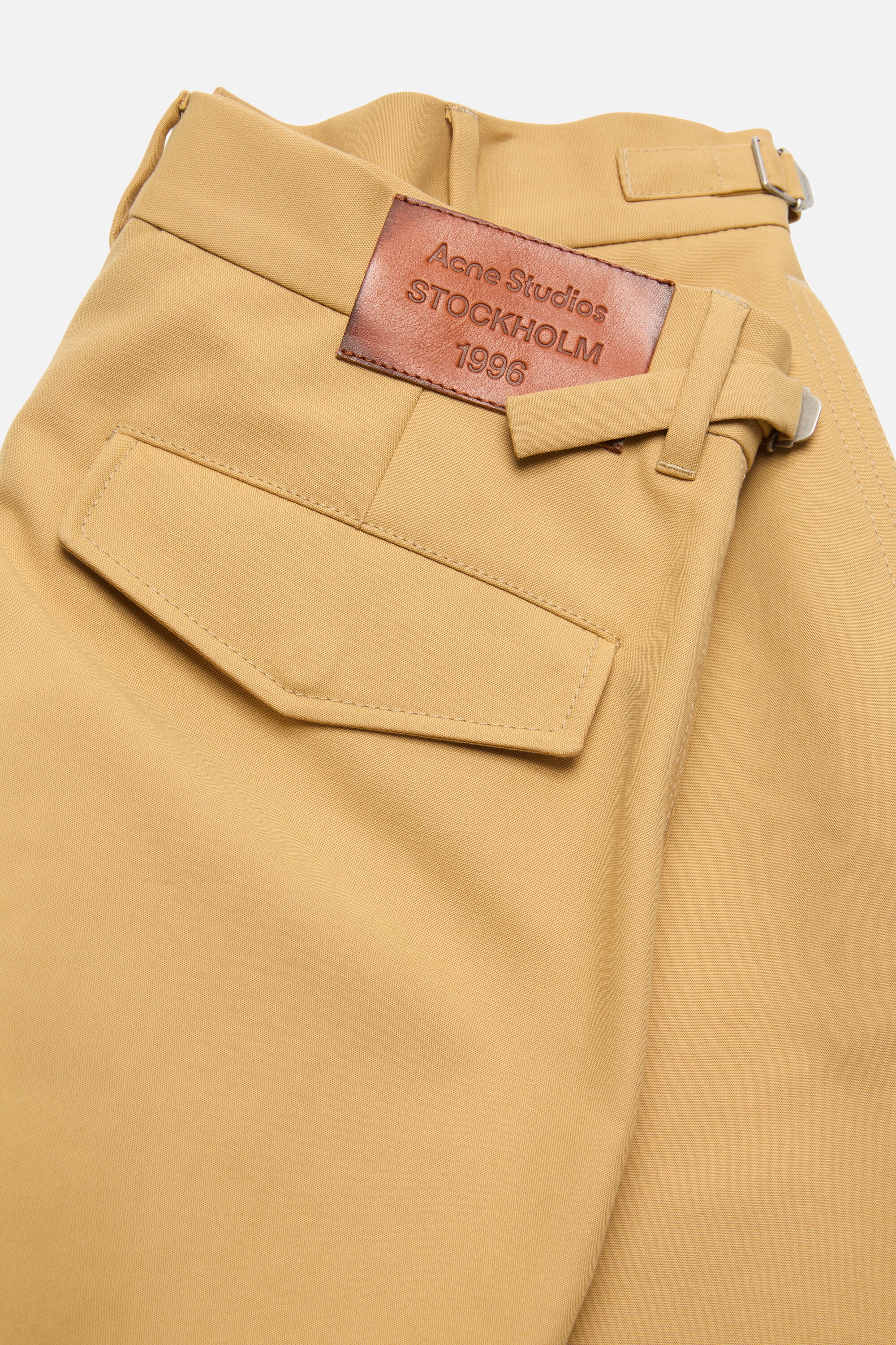 Satin shorts - Sand beige - 5