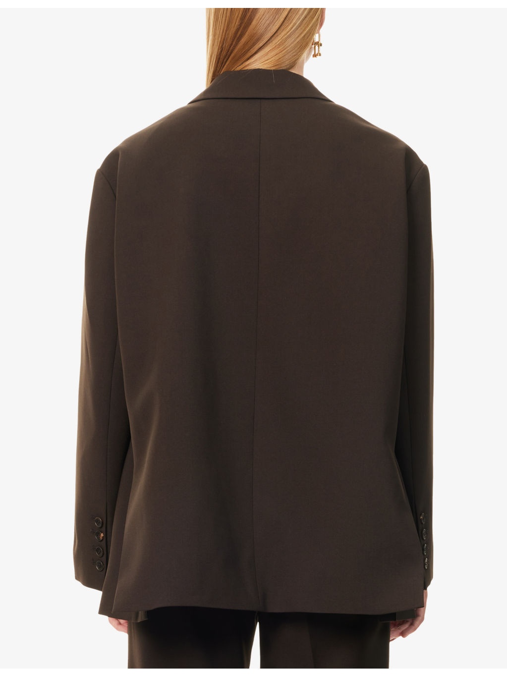 Bea Single-Breasted Stretch-Woven Blazer - 4