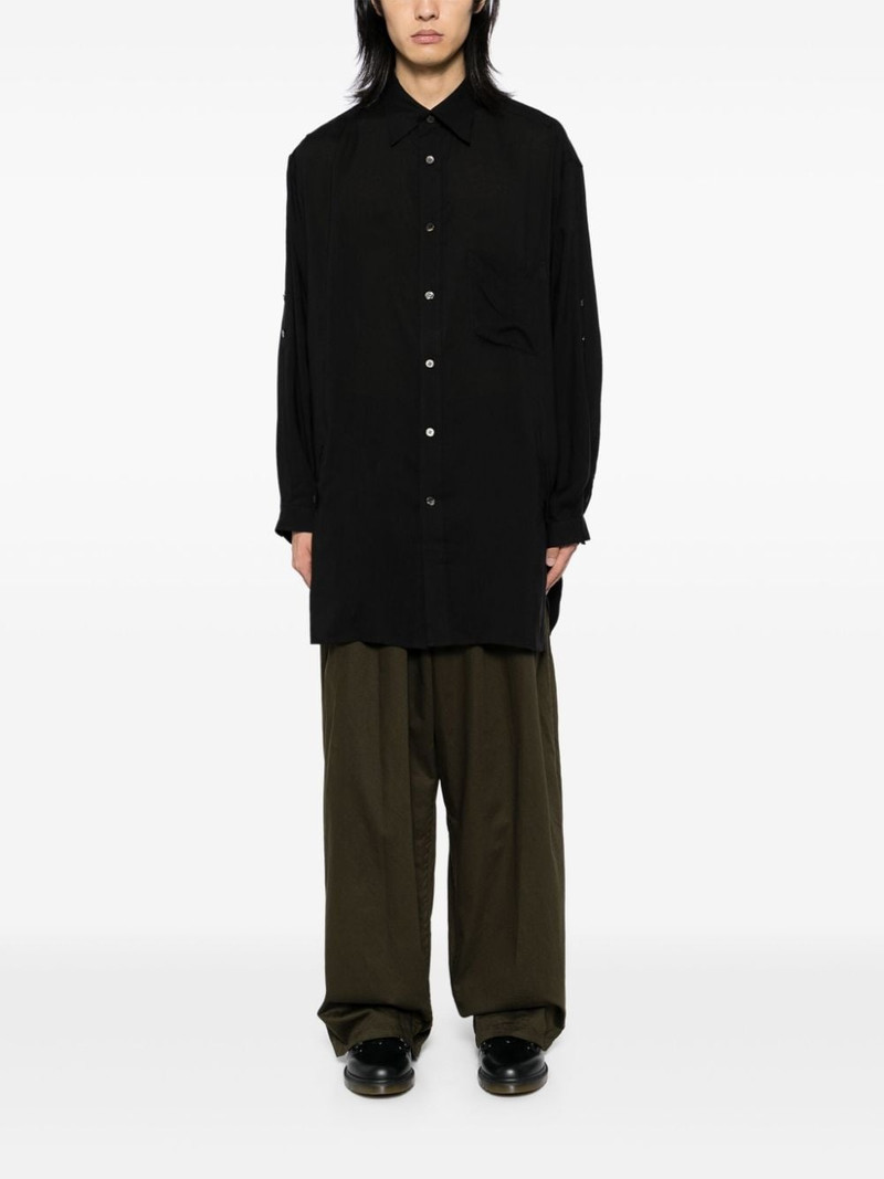 Yohji Yamamoto long-length shirt outlook