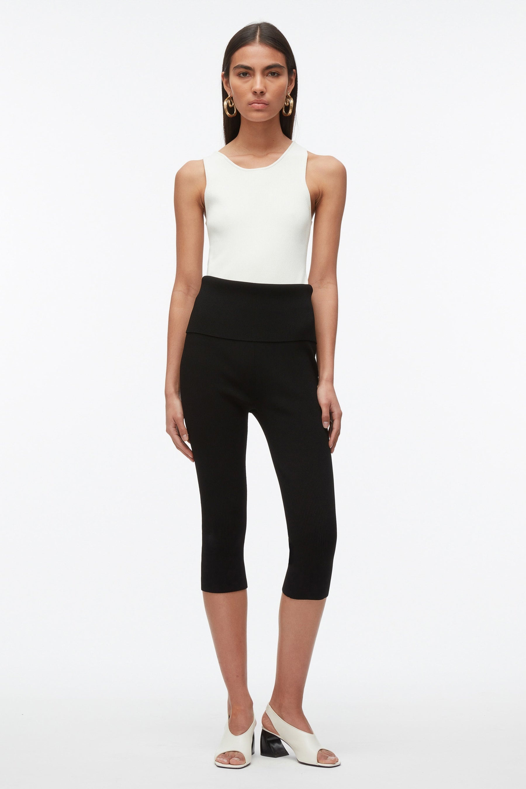 Compact Rib Capris - 1