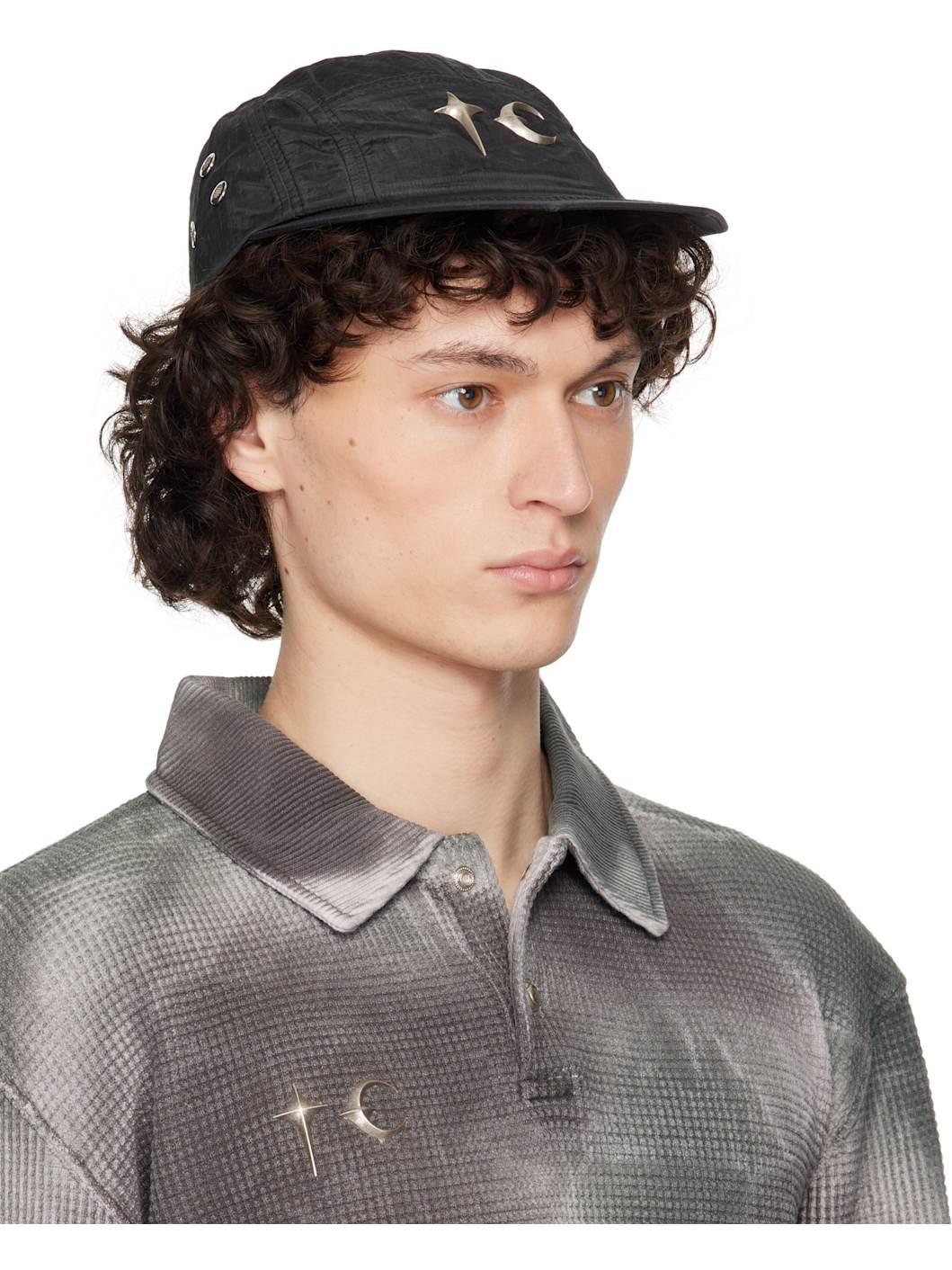 Black Scarred Bio Army Cap - 2