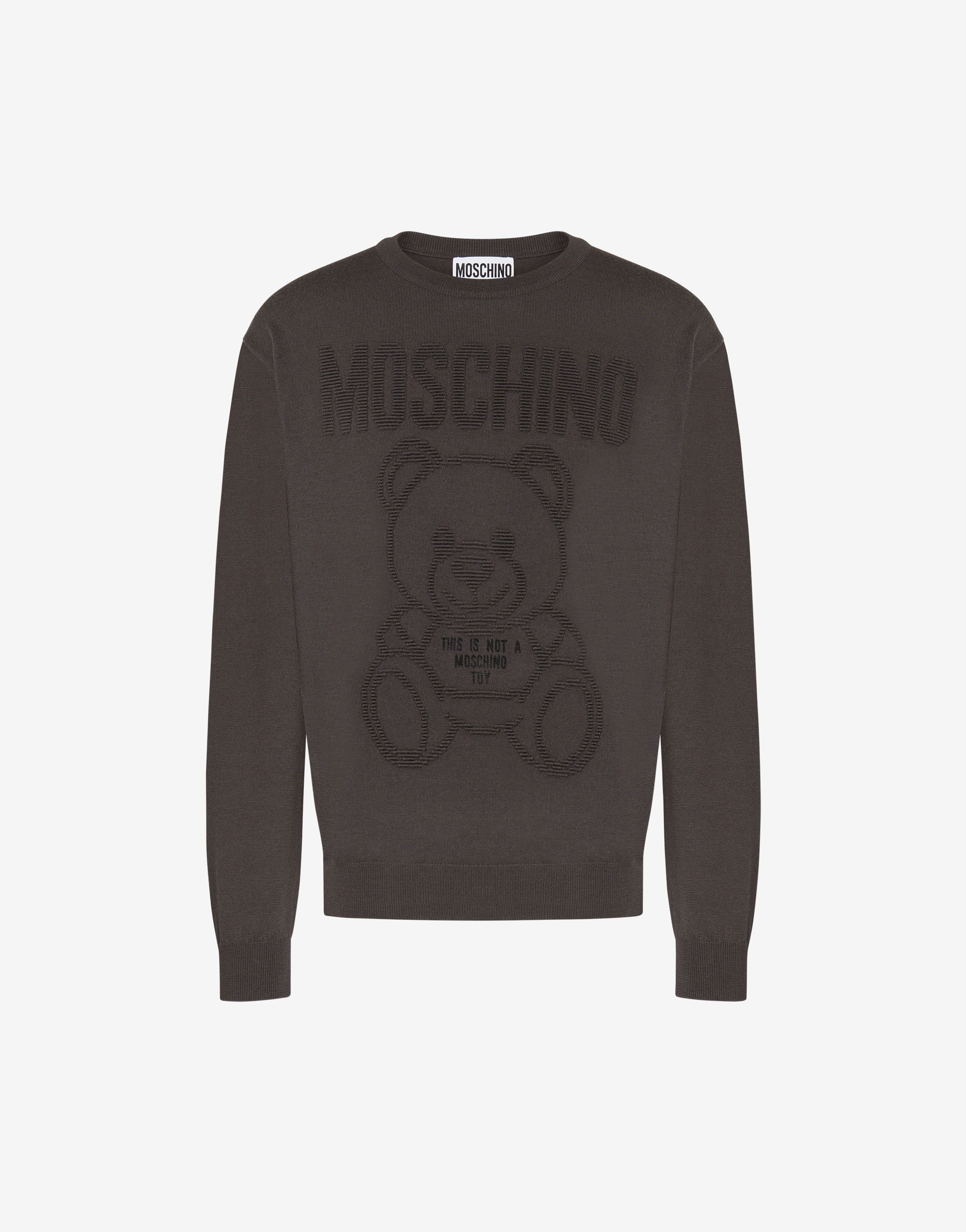 WOOL MOSCHINO TEDDY BEAR PULLOVER - 1