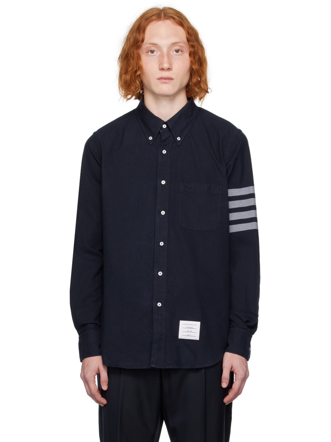 Navy 4-Bar Shirt - 1