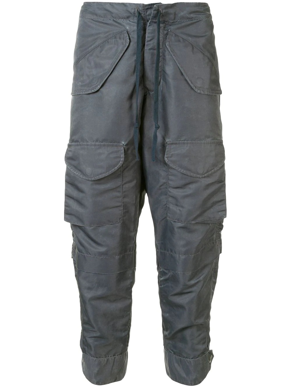 cropped cargo trousers - 1