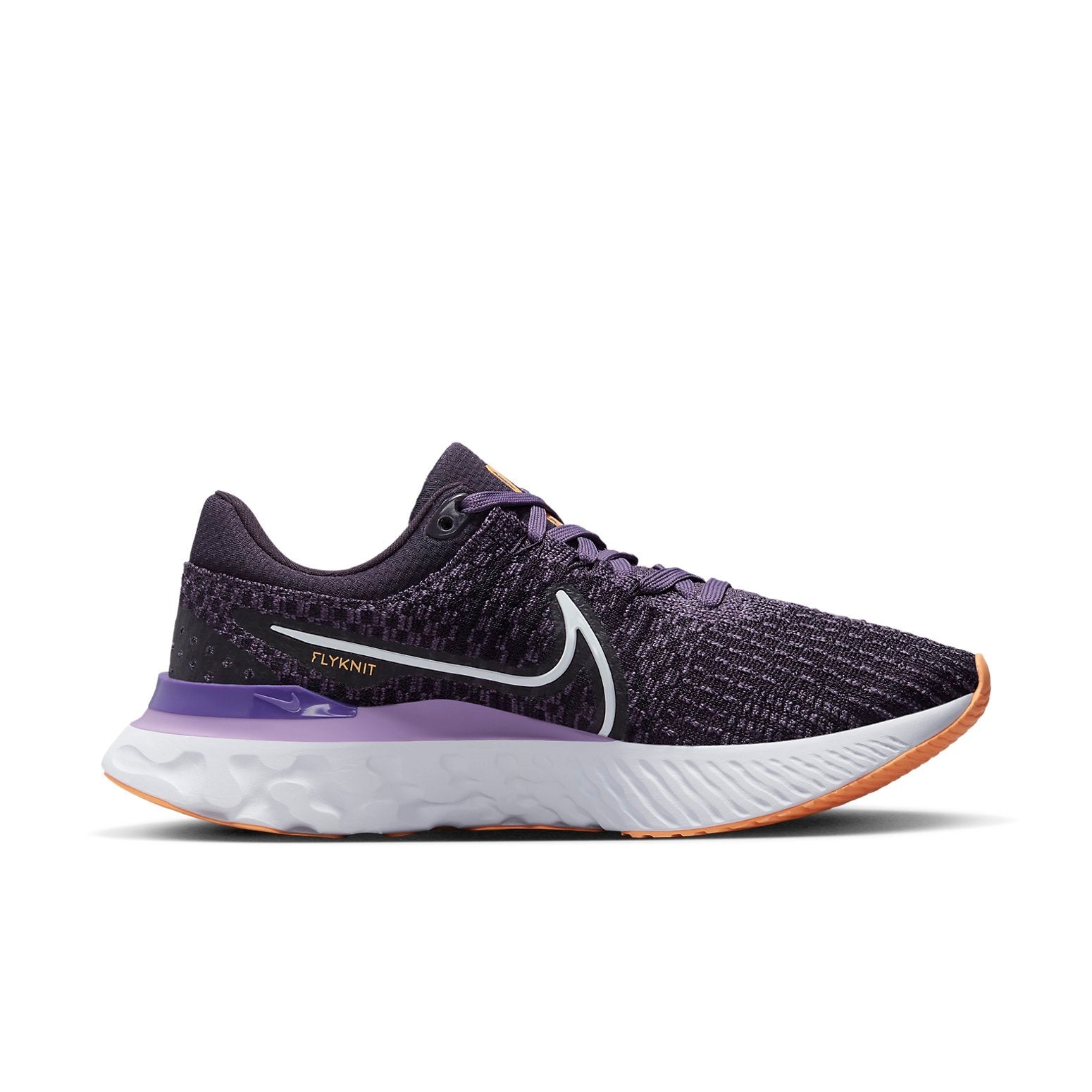 (WMNS) Nike React Infinity Run Flyknit 3 'Cave Purple Orange' DD3024-502 - 2