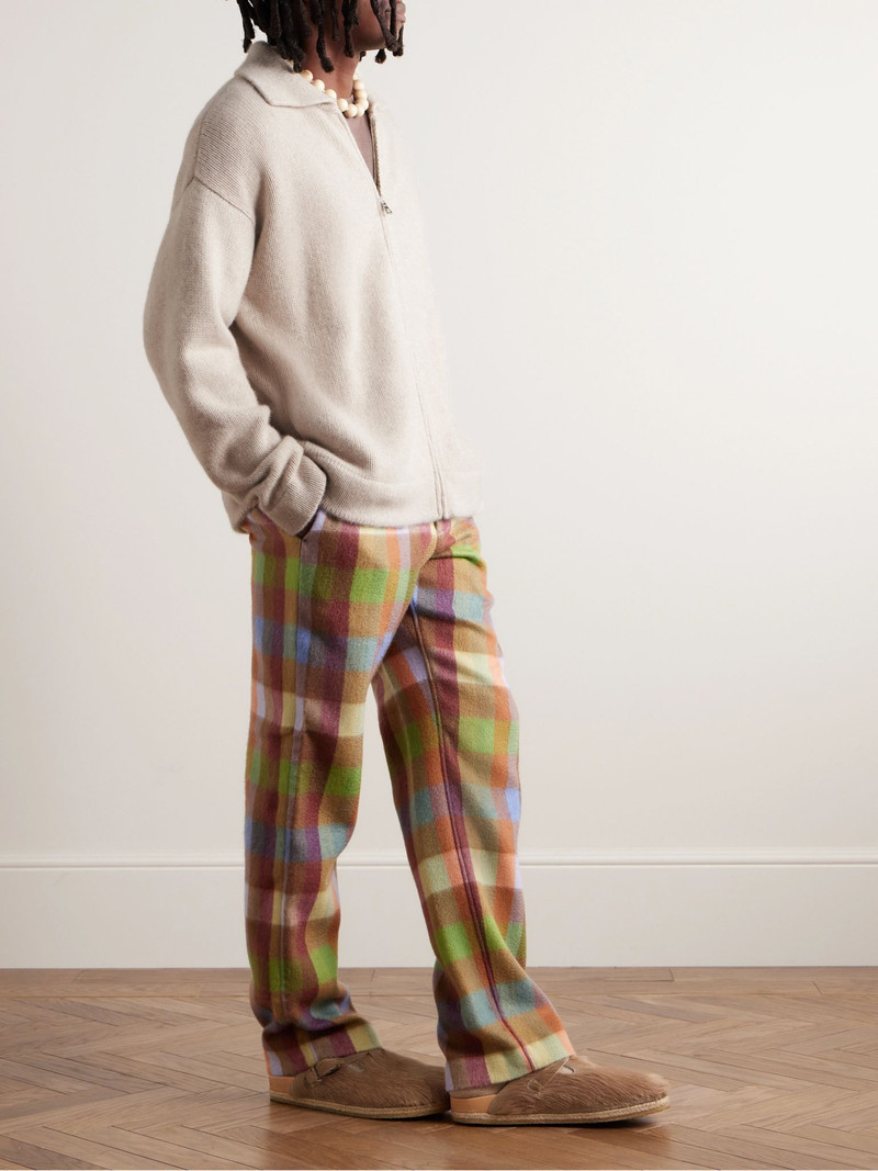 The Elder Statesman Cashmere Zip-Up Sweater Cream outlook