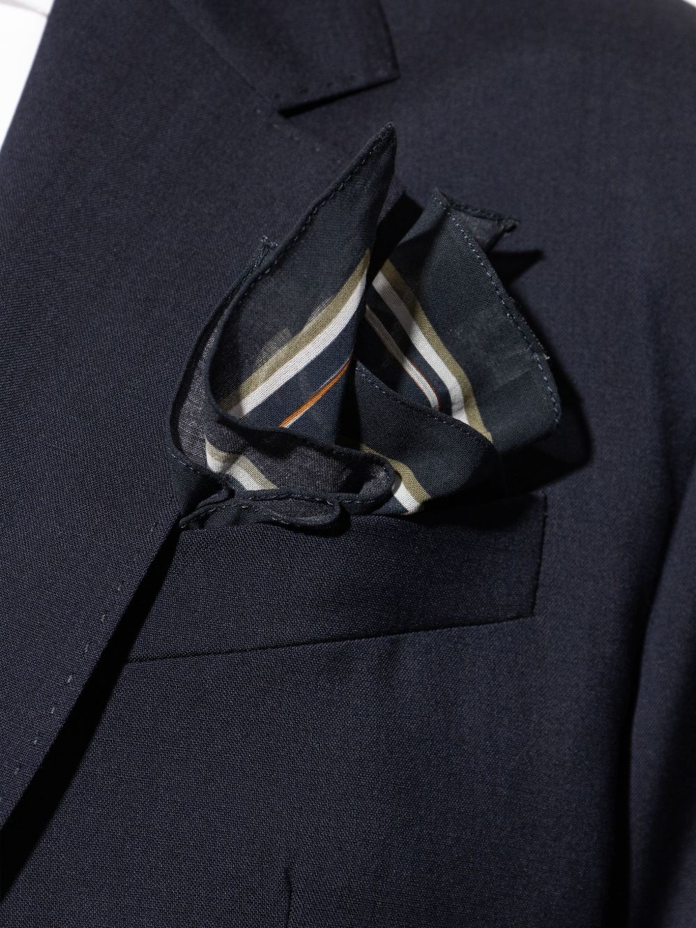 striped silk scarf - 4