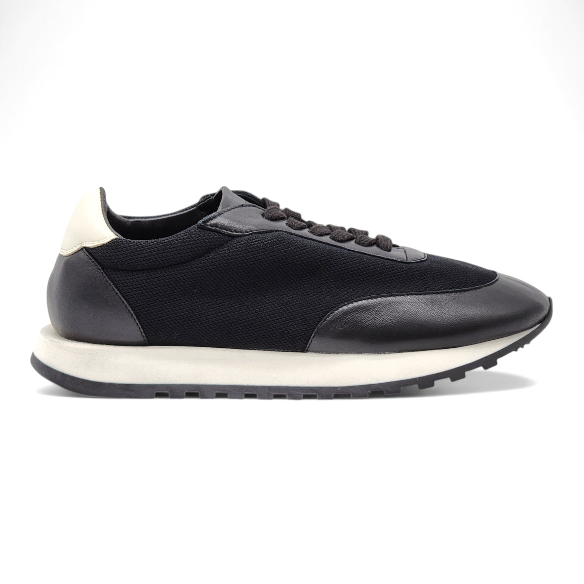 The Row Owen Runner Sneakers - Mesh and Leather - Black 36 - 2