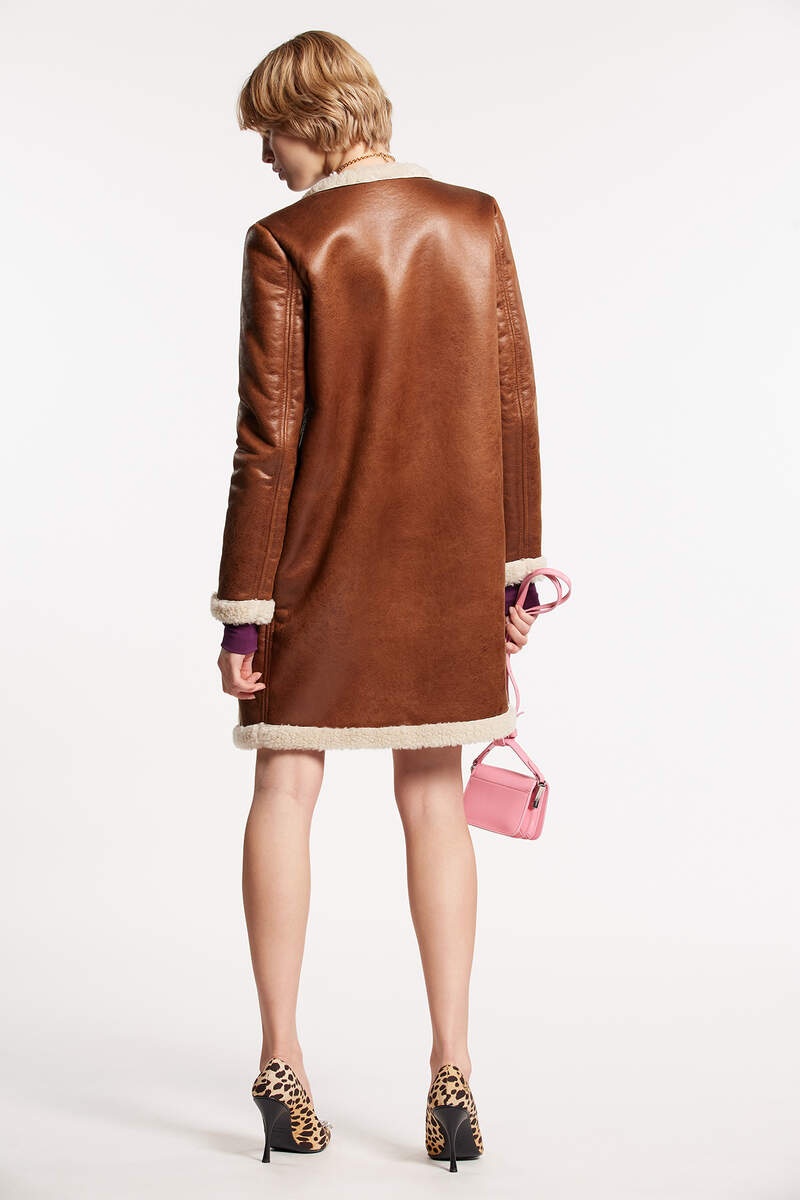 FAUX SHEARLING COAT - 2