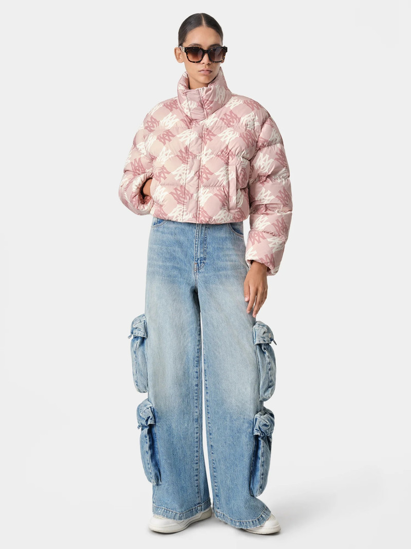 AMIRI WOMEN'S MA QUAD CROPPED DOWN JACKET outlook
