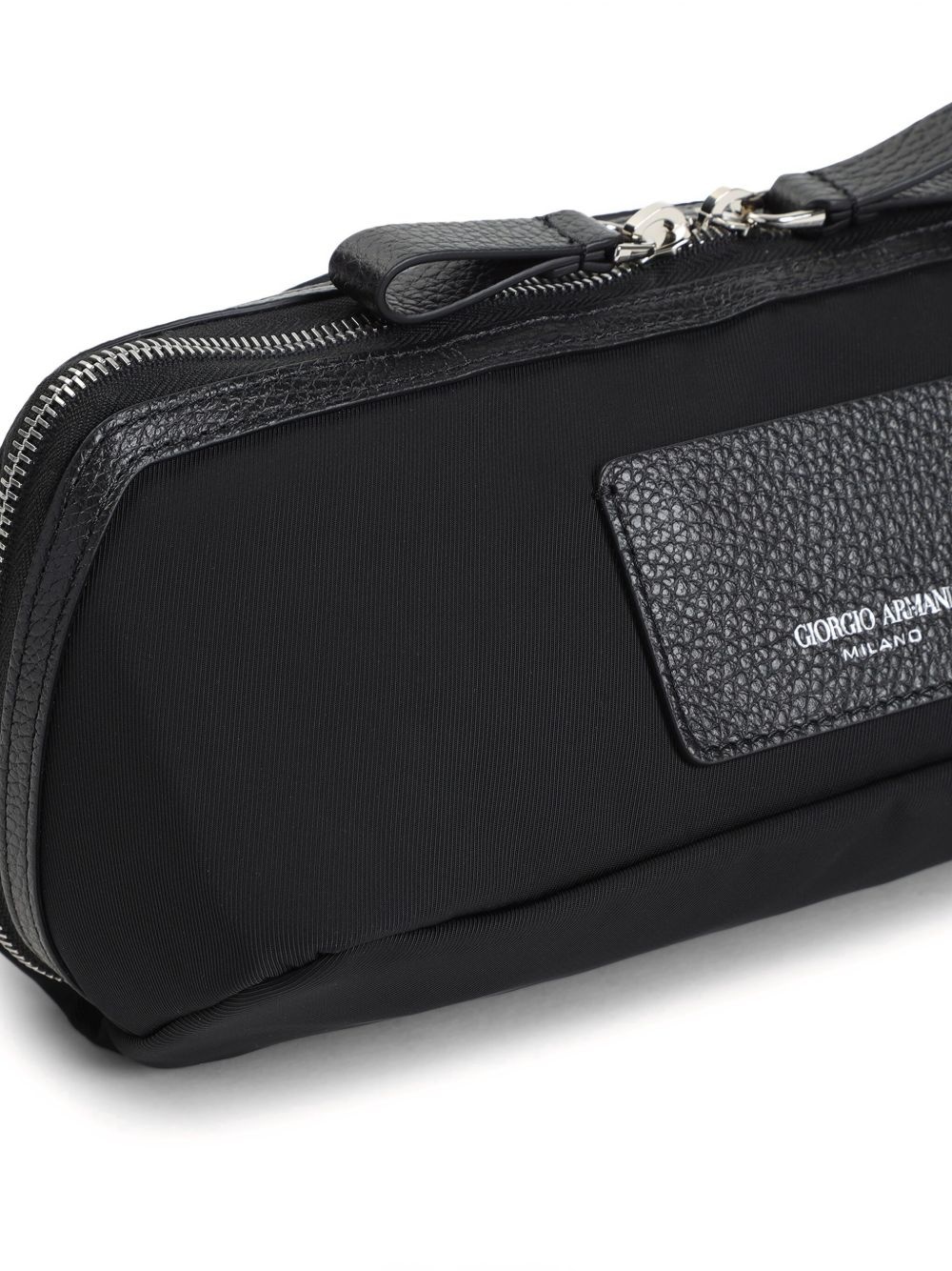 logo-print wash bag - 3