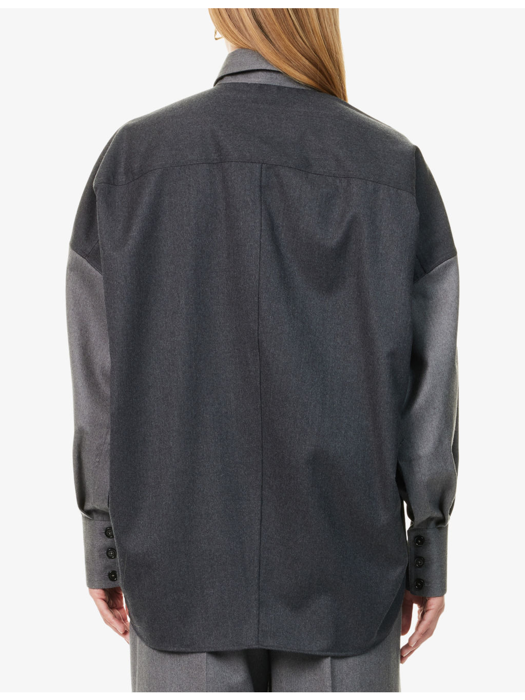 Mixed Flannel Wool Shirt - 4