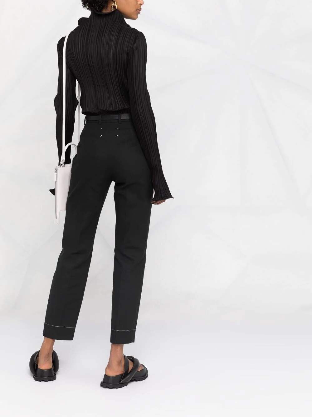 slim cropped trousers - 4