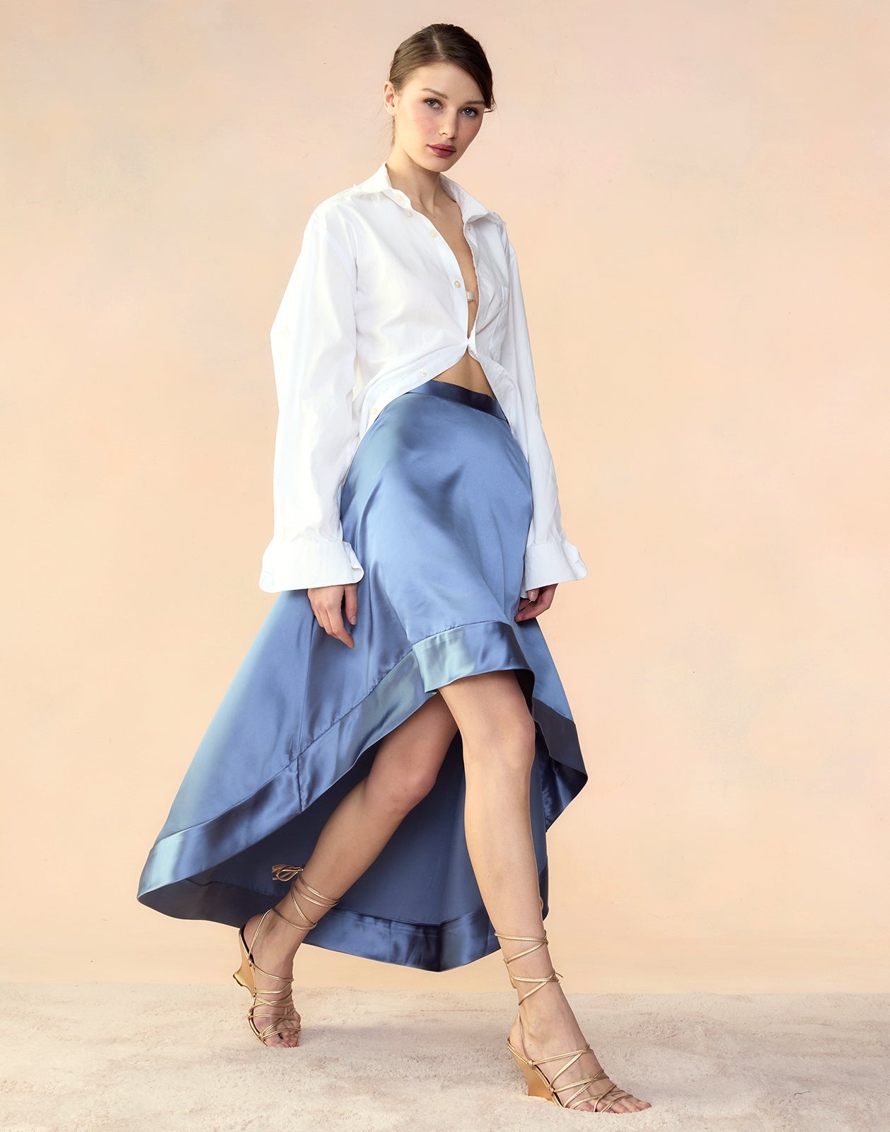 Livia Satin Skirt - 5