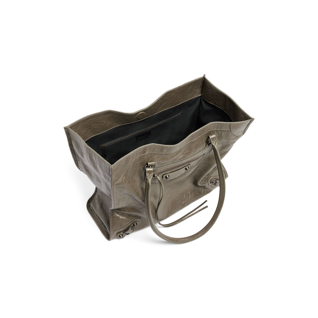 Women's Le City Tote Bag Medium in Army Green - 4