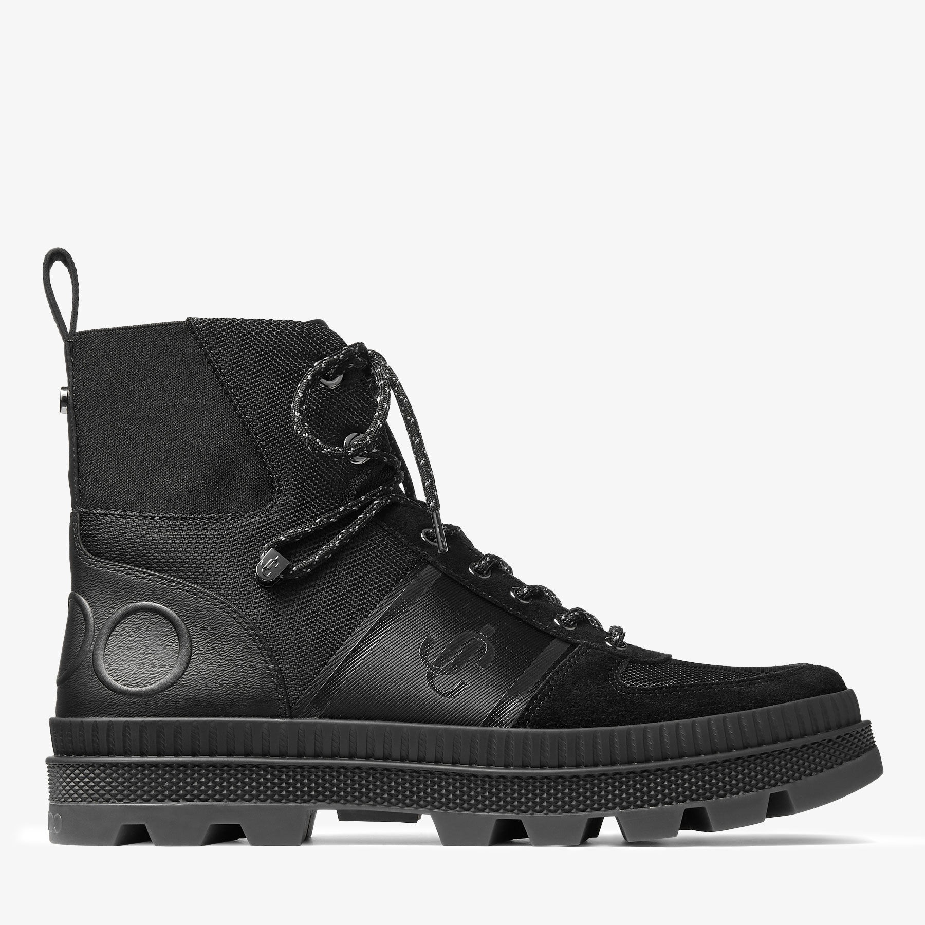 Normandy/M
Black Nylon and Leather Boots - 1