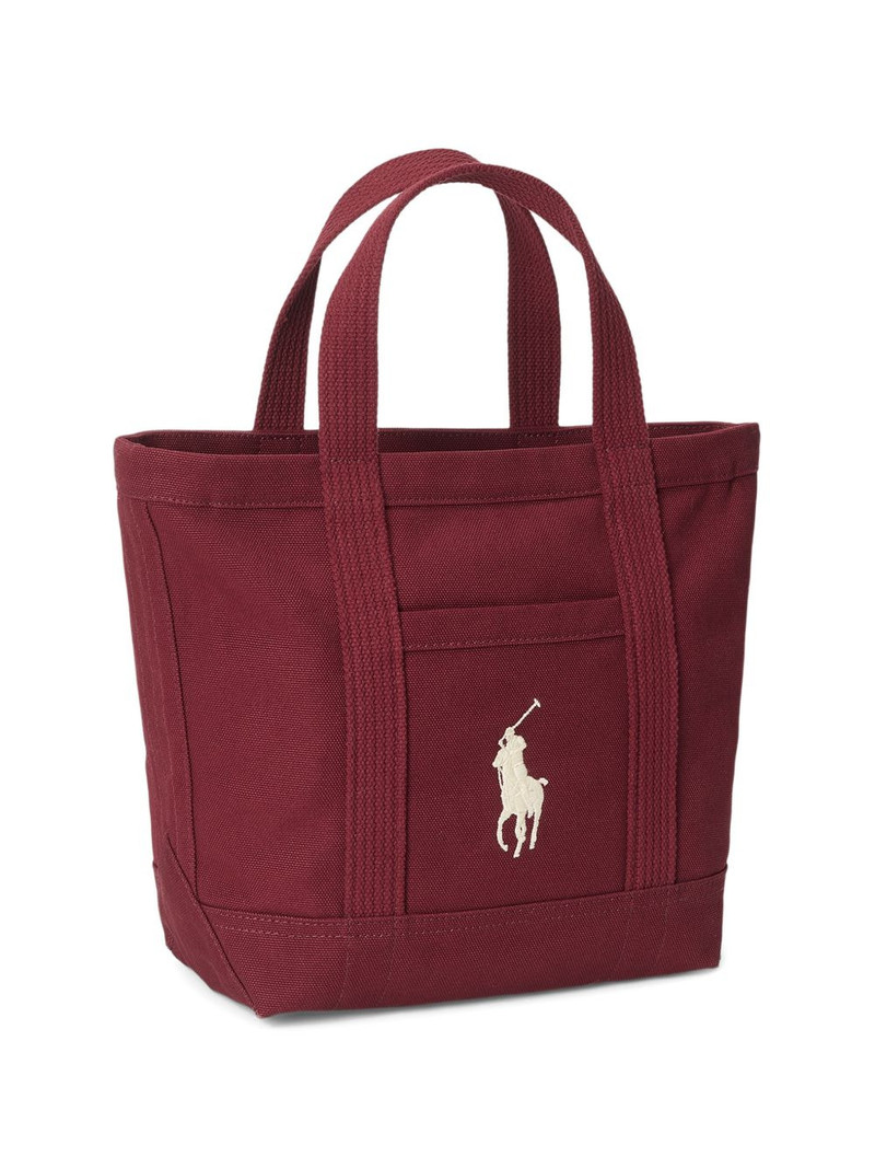 logo-embroidered tote bag 3