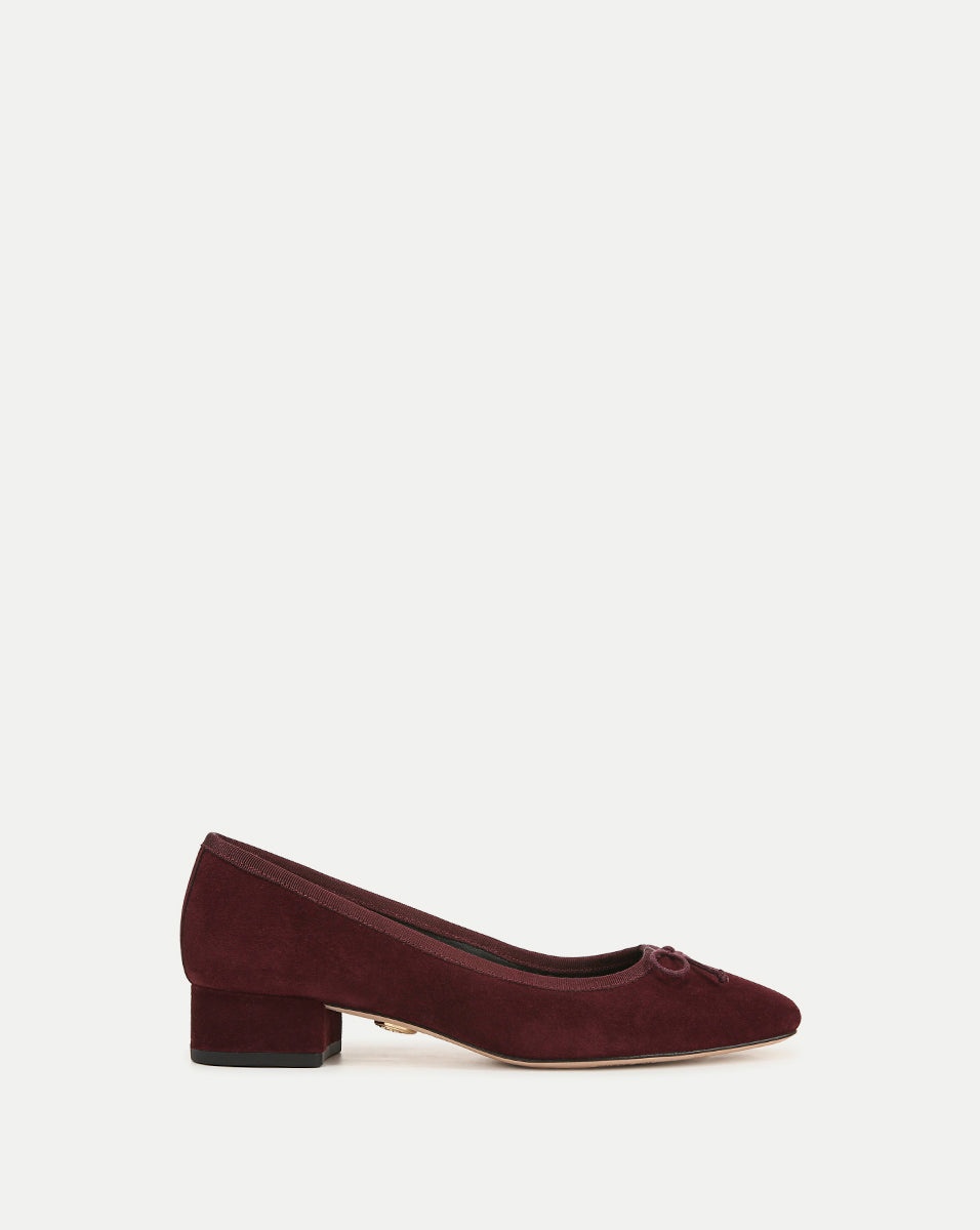 CECILE SUEDE BALLET PUMP - 1