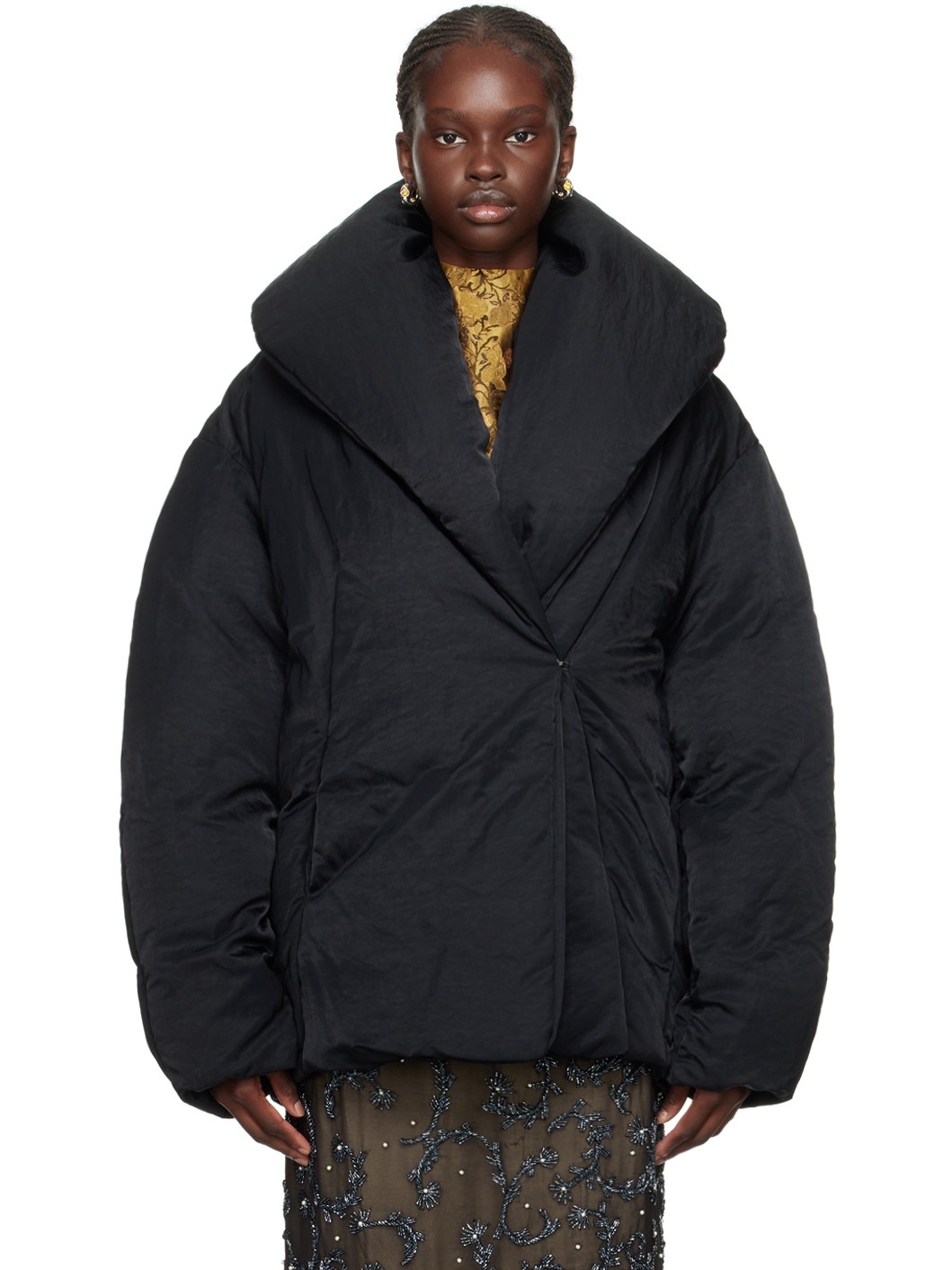 Dries Van Noten SSENSE Exclusive Gray Coat