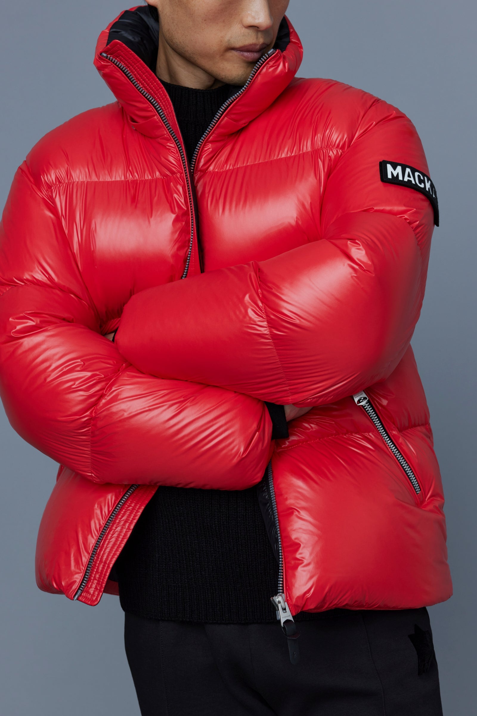 KENT lustrous light down jacket with hood for men - 5