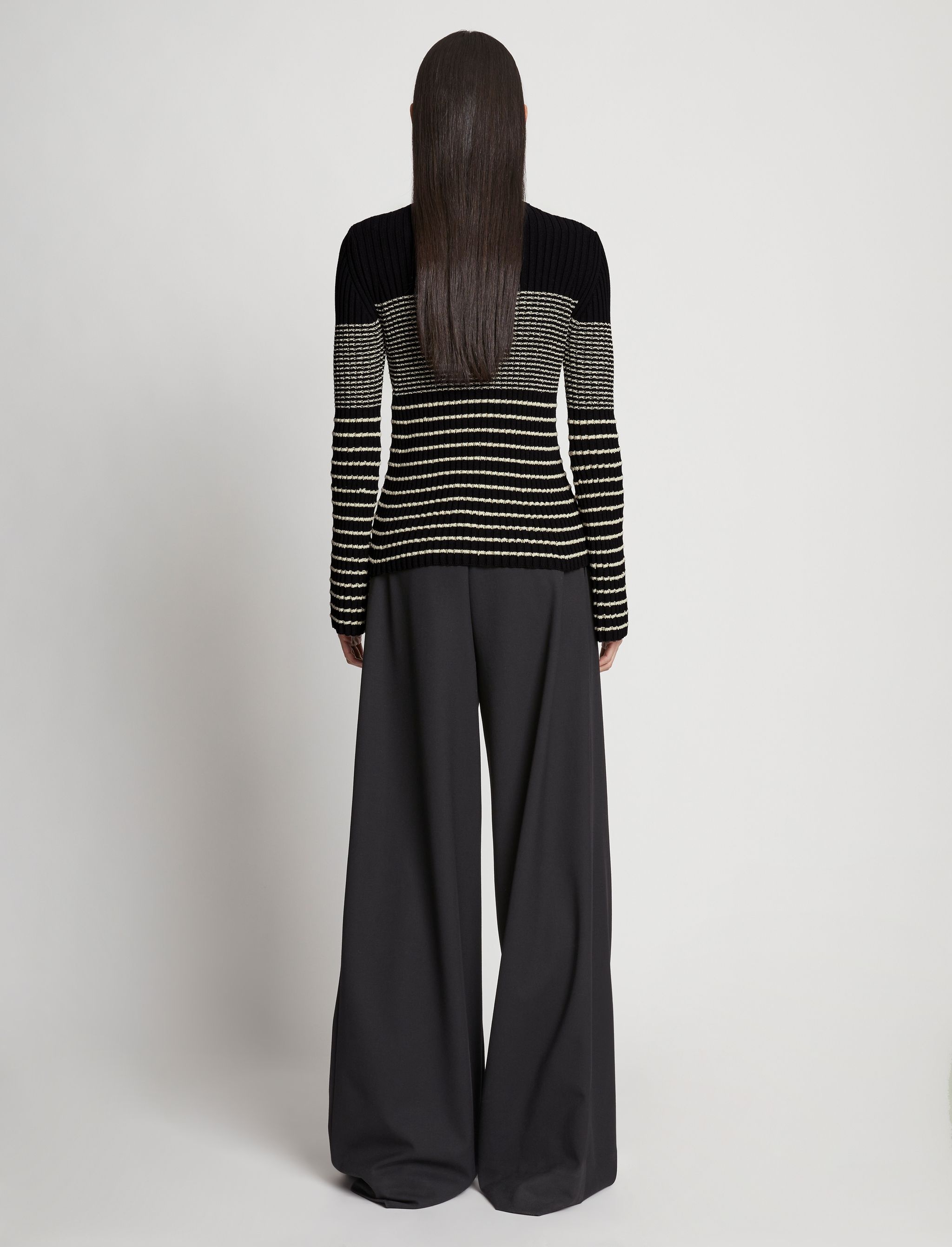 Boucle Mini Stripe Sweater - 5