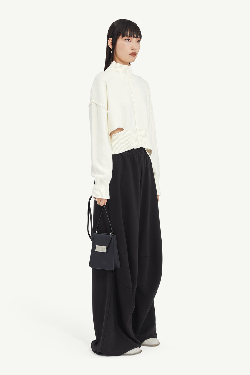 Gauge Off-White Boxy Distressed Jumper 3