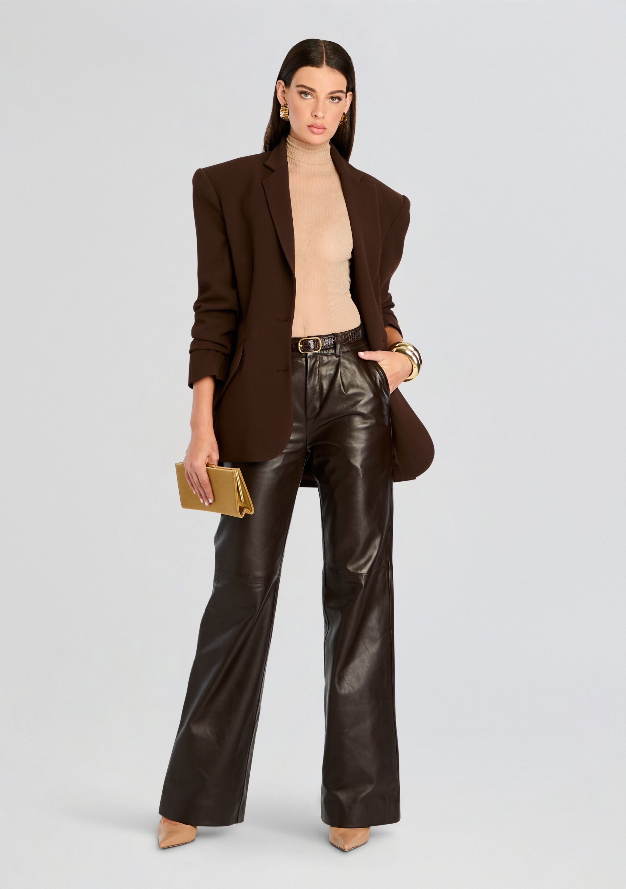 CHADER LEATHER PANT - 2