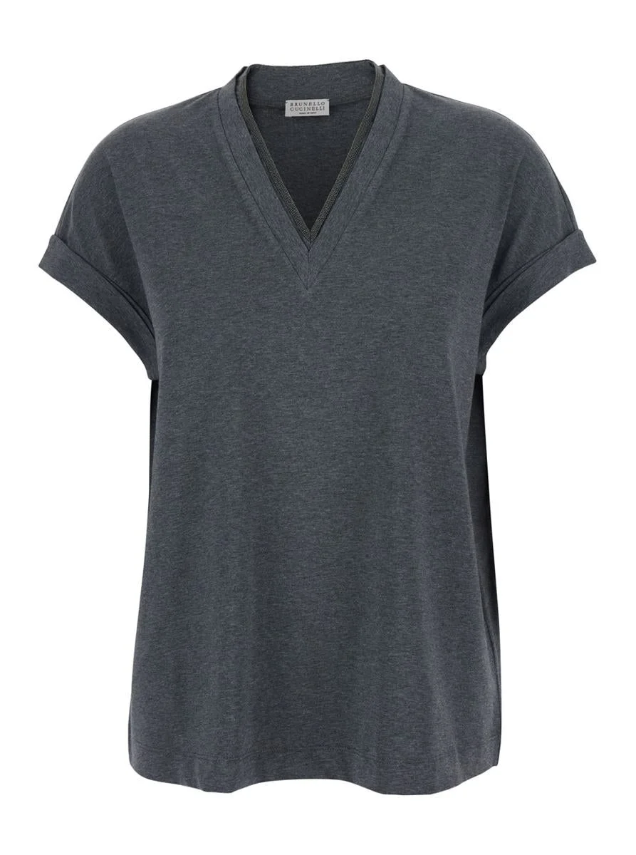 Brunello Cucinelli Short Sleeves Tshirt - 1