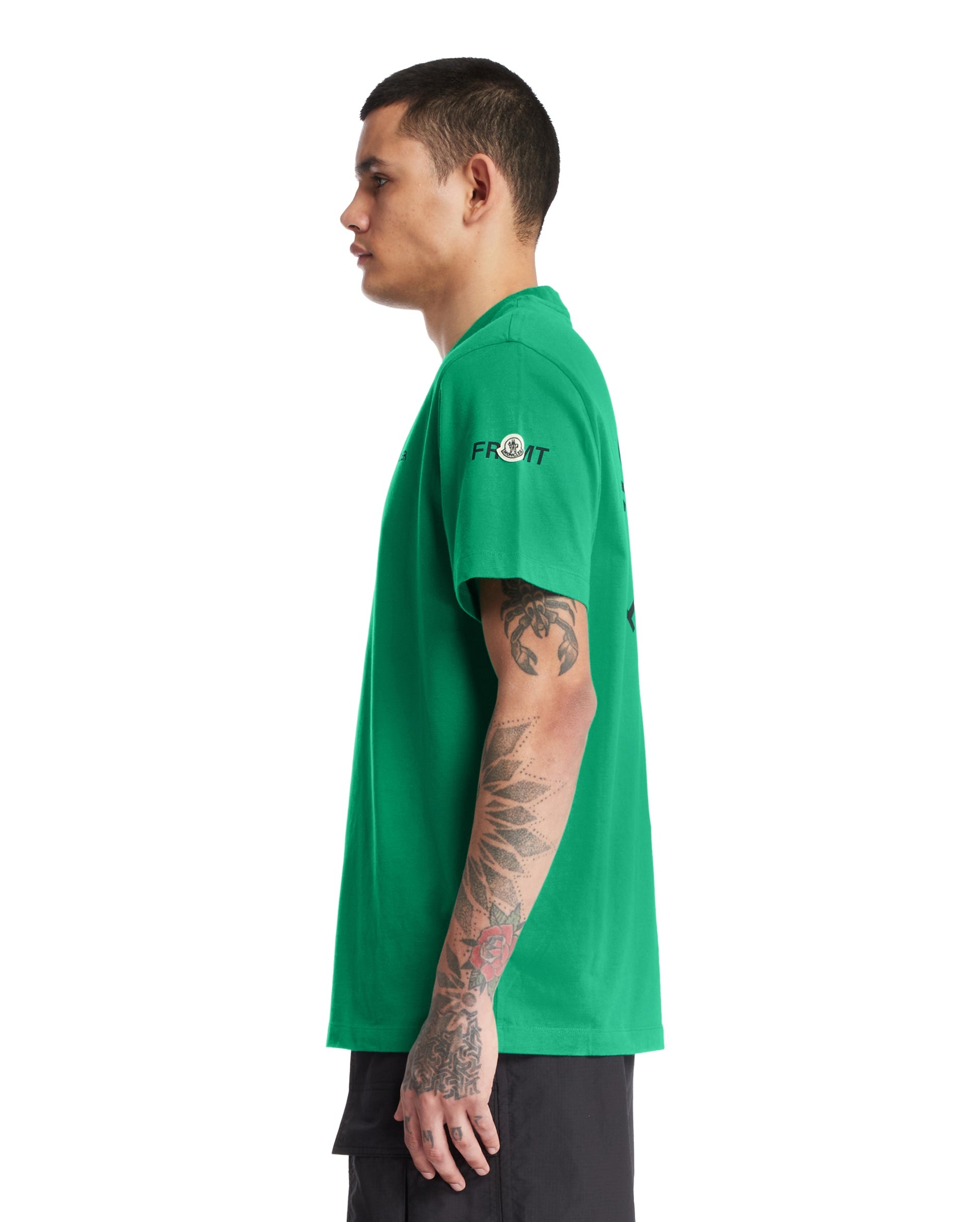 Moncler Genius x FRGMT Green Cotton T-Shirt - 5