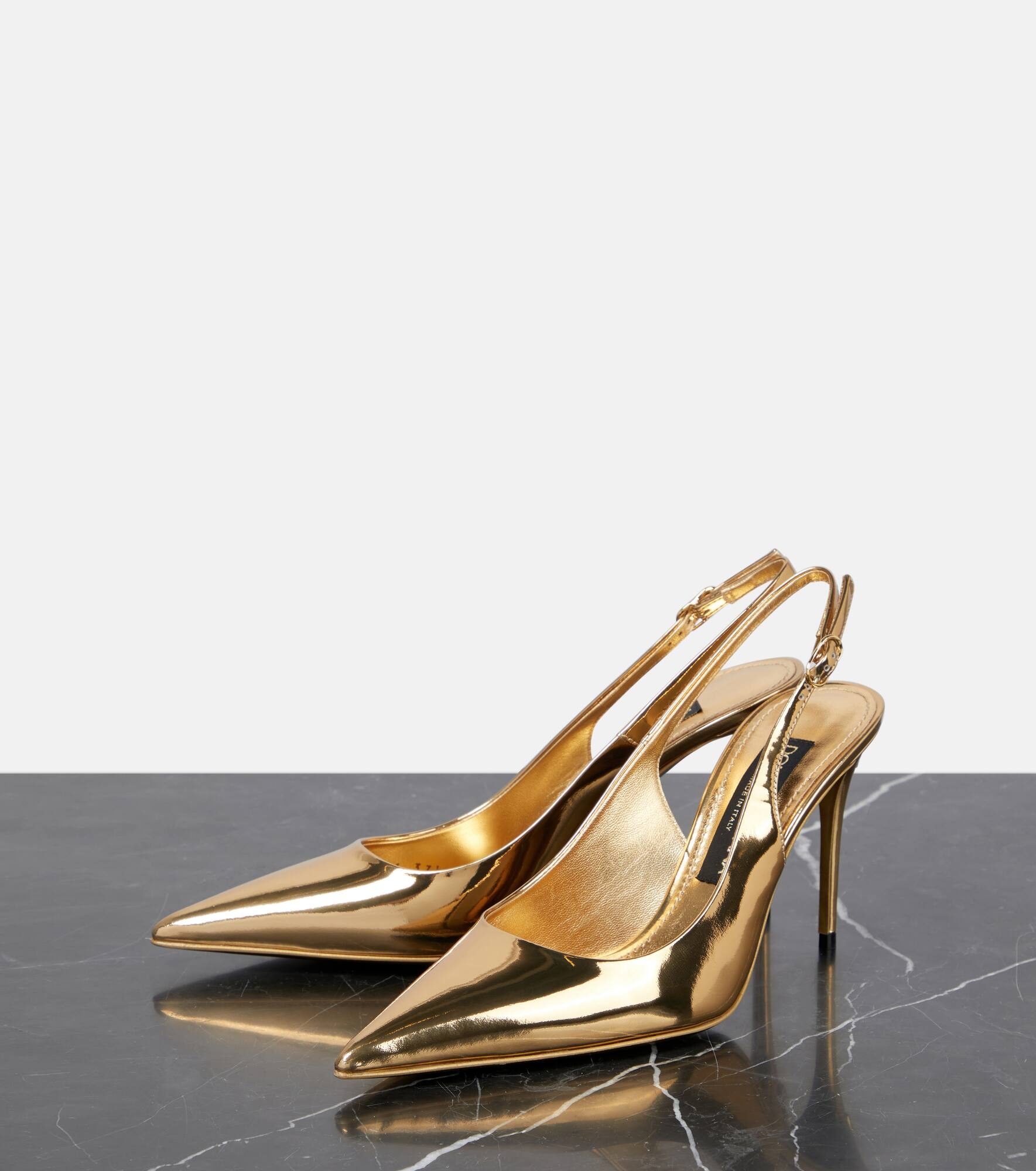x Kim Lollo leather slingback pumps - 5