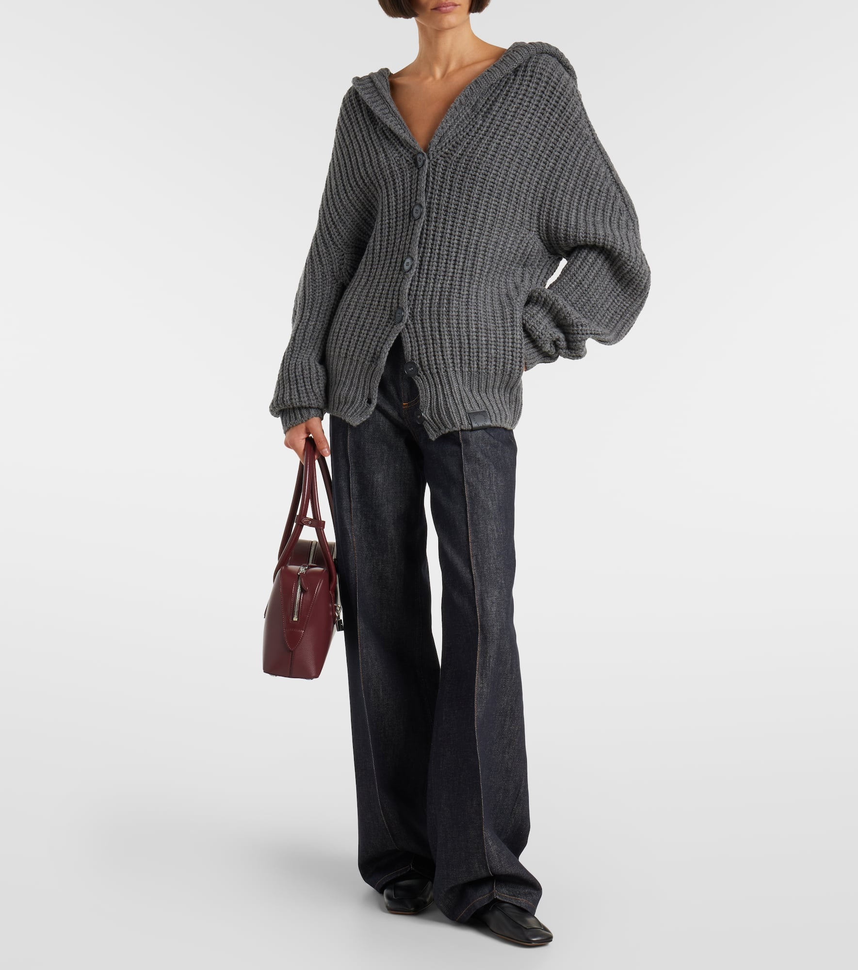 Cashmere and wool cardigan - 2