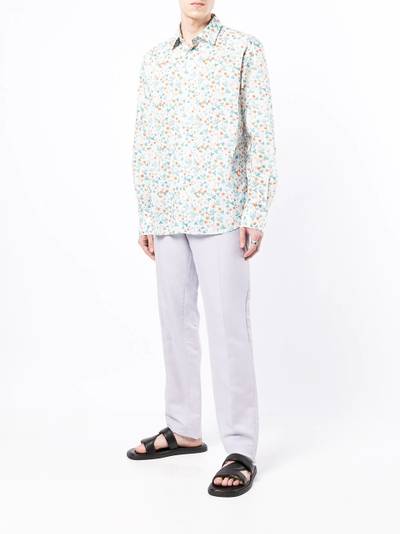 Paul Smith floral-print long-sleeve shirt outlook